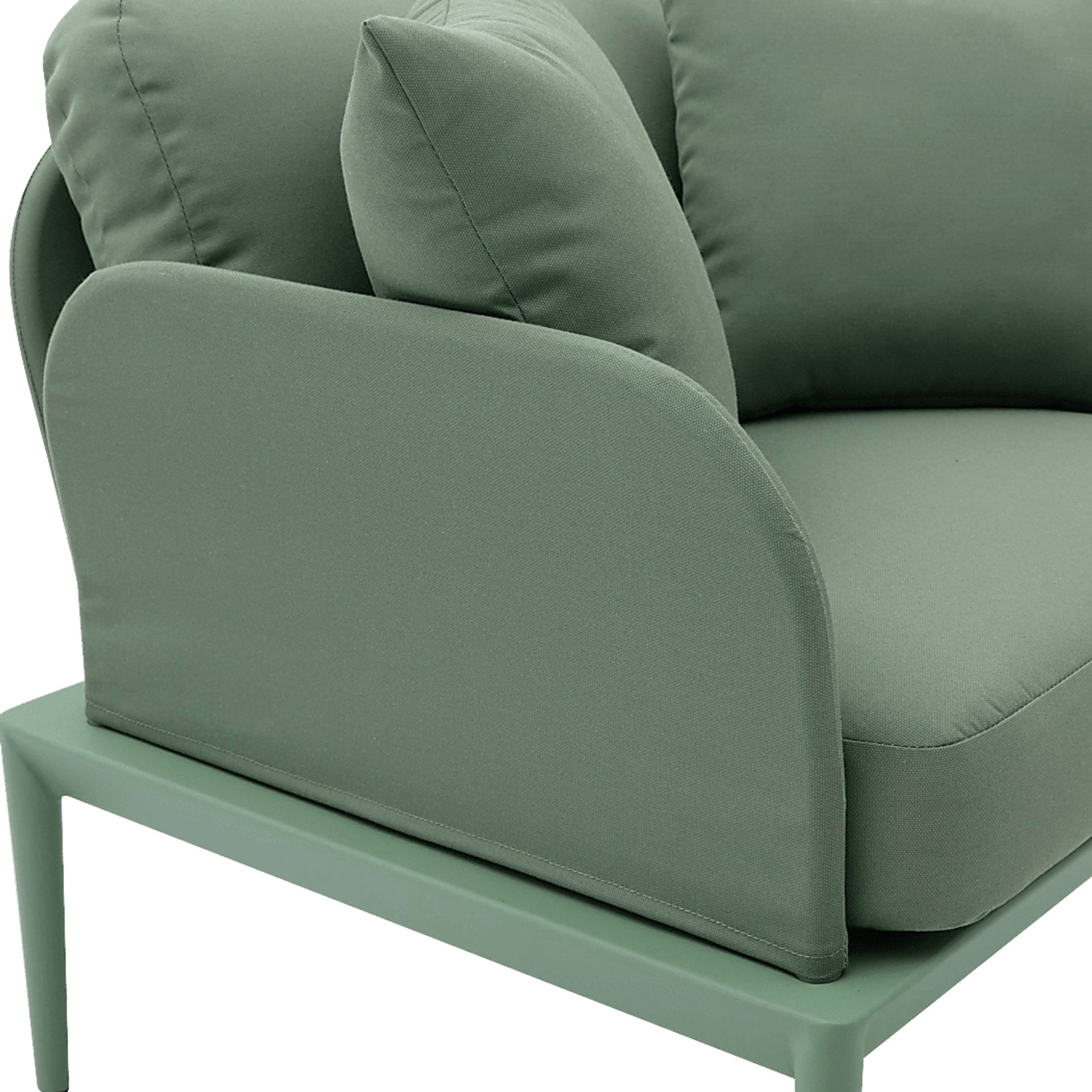 Outdoor Brenkman Green Arm Chair - Image 5