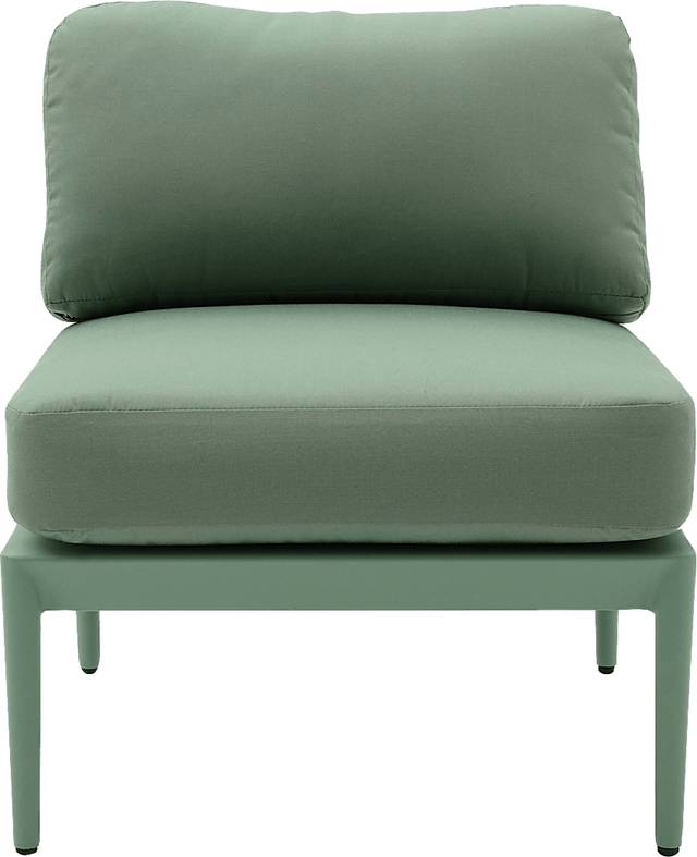 Outdoor Brenkman Green Armless Chair - Thumbnail - Image 3