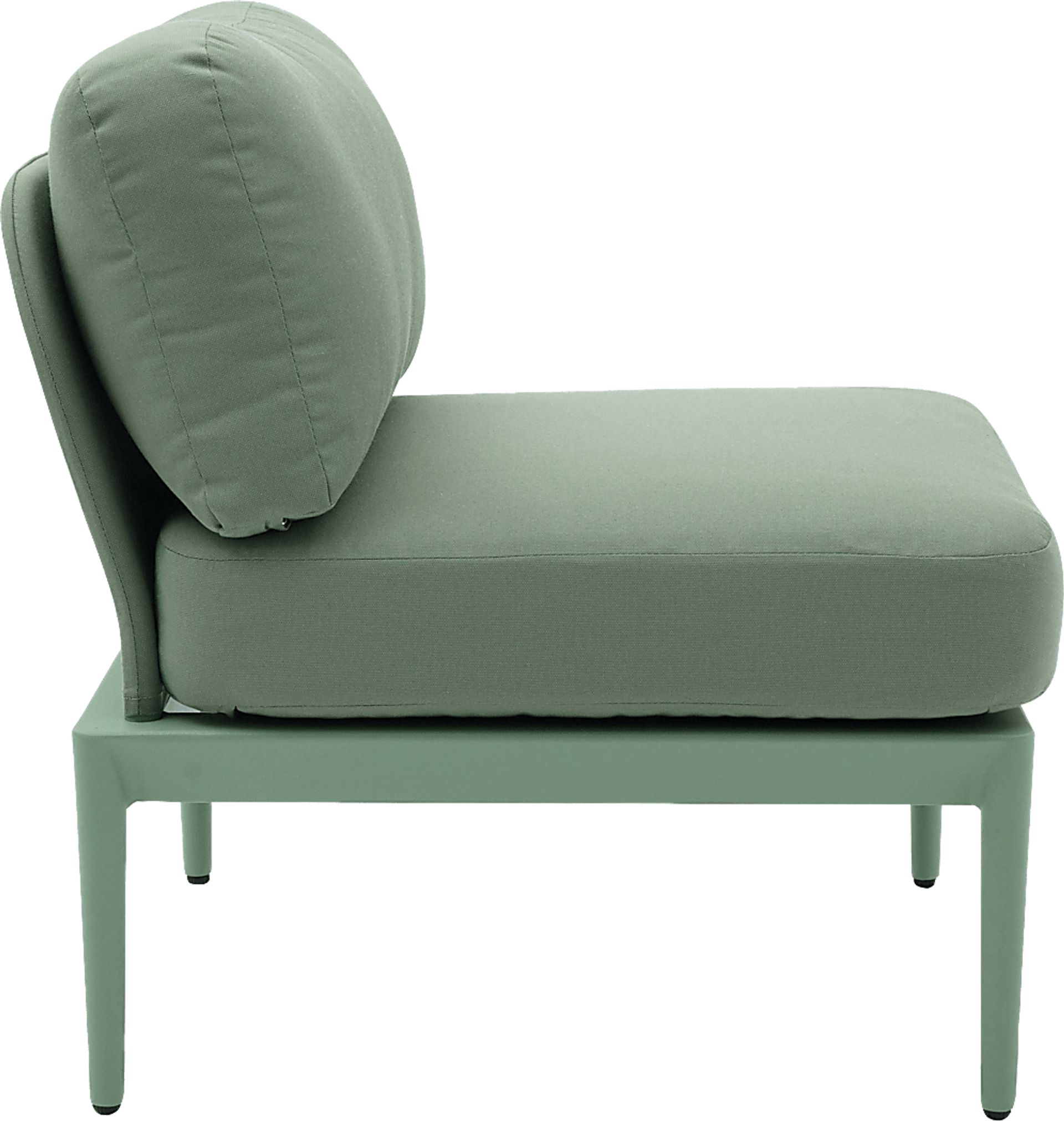 Outdoor Brenkman Green Armless Chair - Image 5