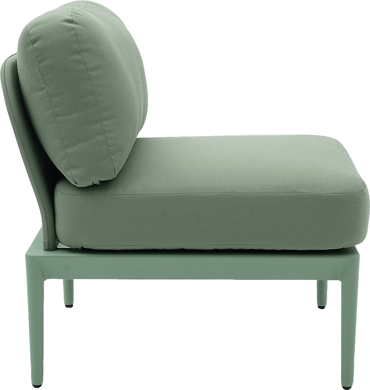 Brenkman Green Polyester Fabric Outdoor Armless Chair Rooms to Go