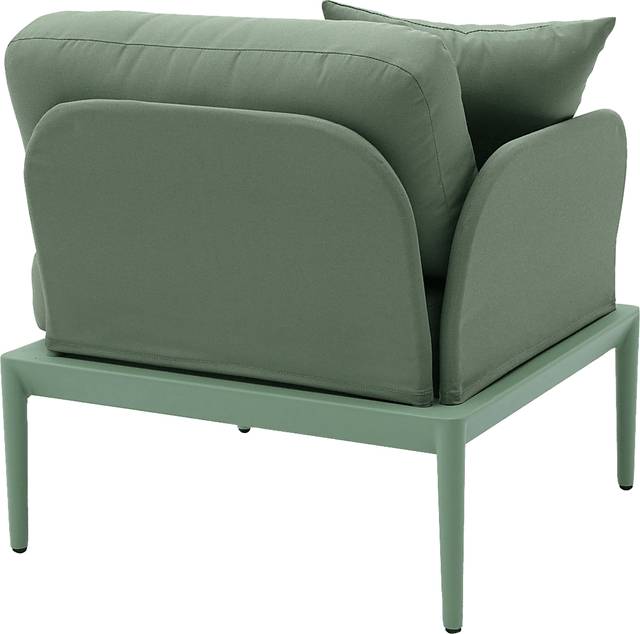 Outdoor Brenkman Green Left Corner Chair - Thumbnail - Image 3