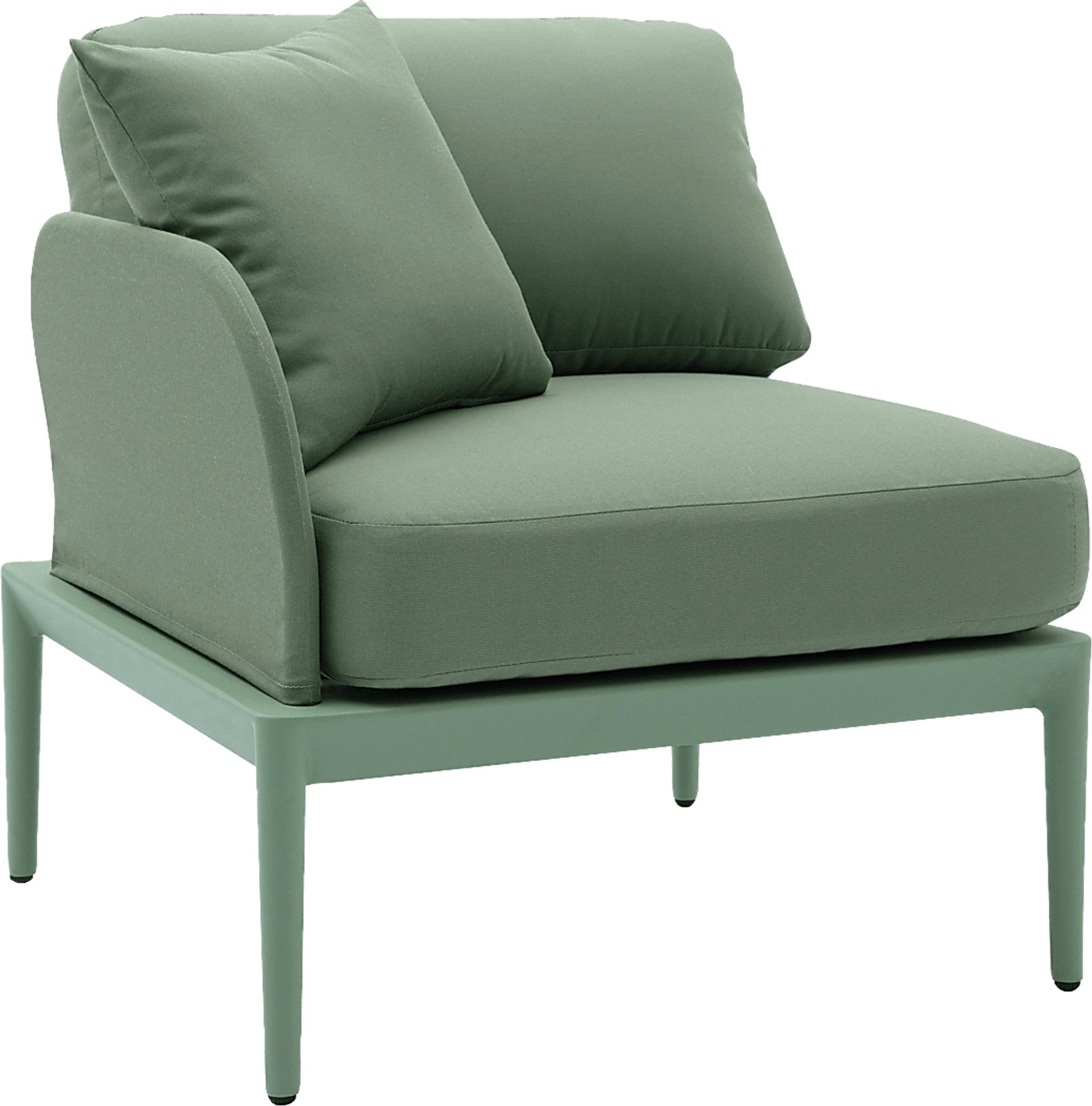 Outdoor Brenkman Green Left Corner Chair - Image 1