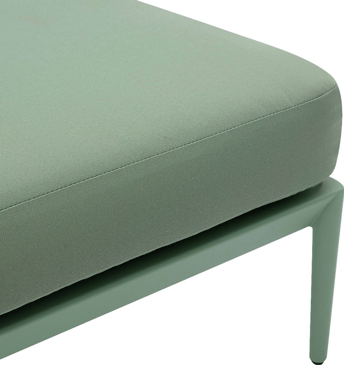 Brenkman Green Polyester Fabric Outdoor Ottoman | Rooms to Go