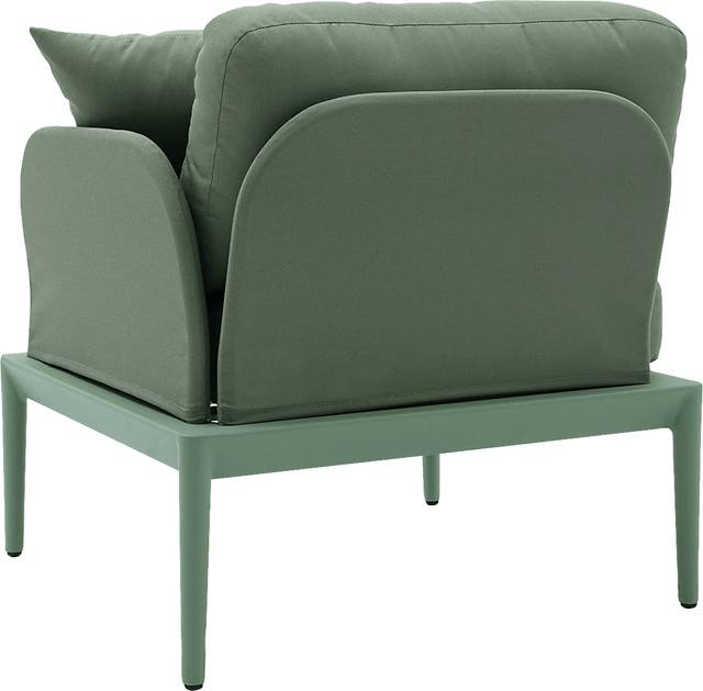 Outdoor Brenkman Green Right Corner Chair - Thumbnail - Image 3