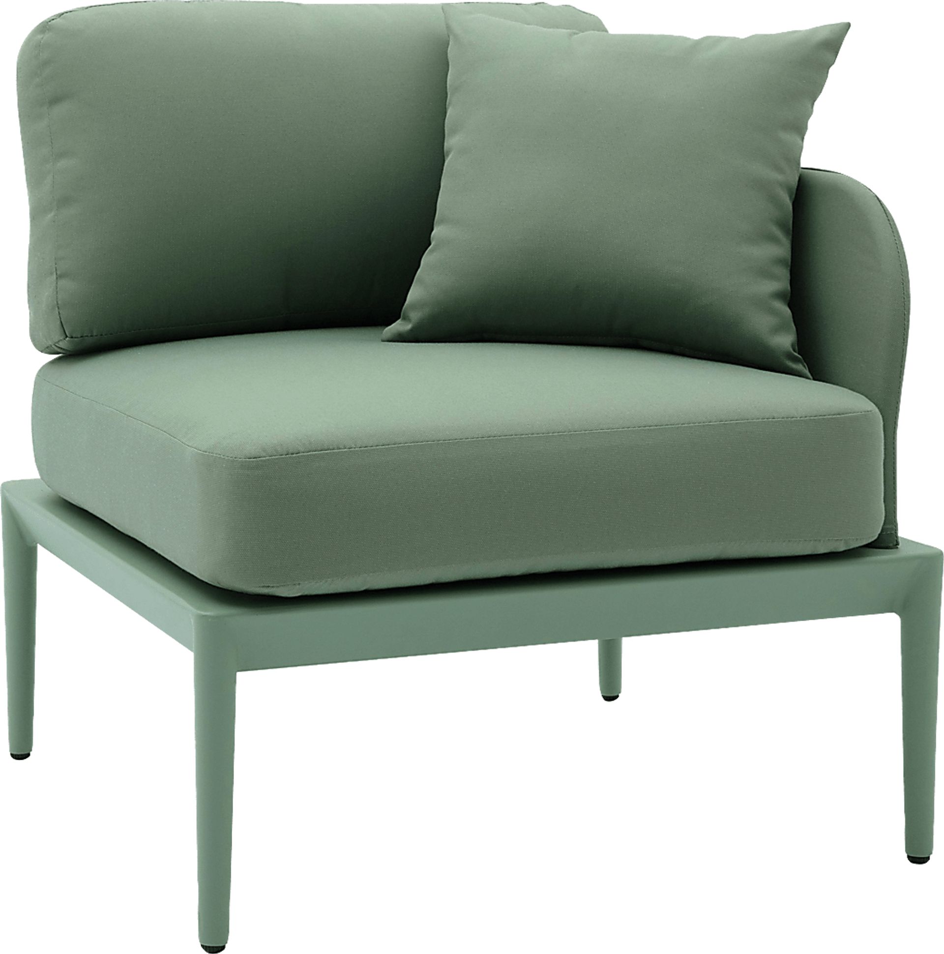 Outdoor Brenkman Green Right Corner Chair - Image 1