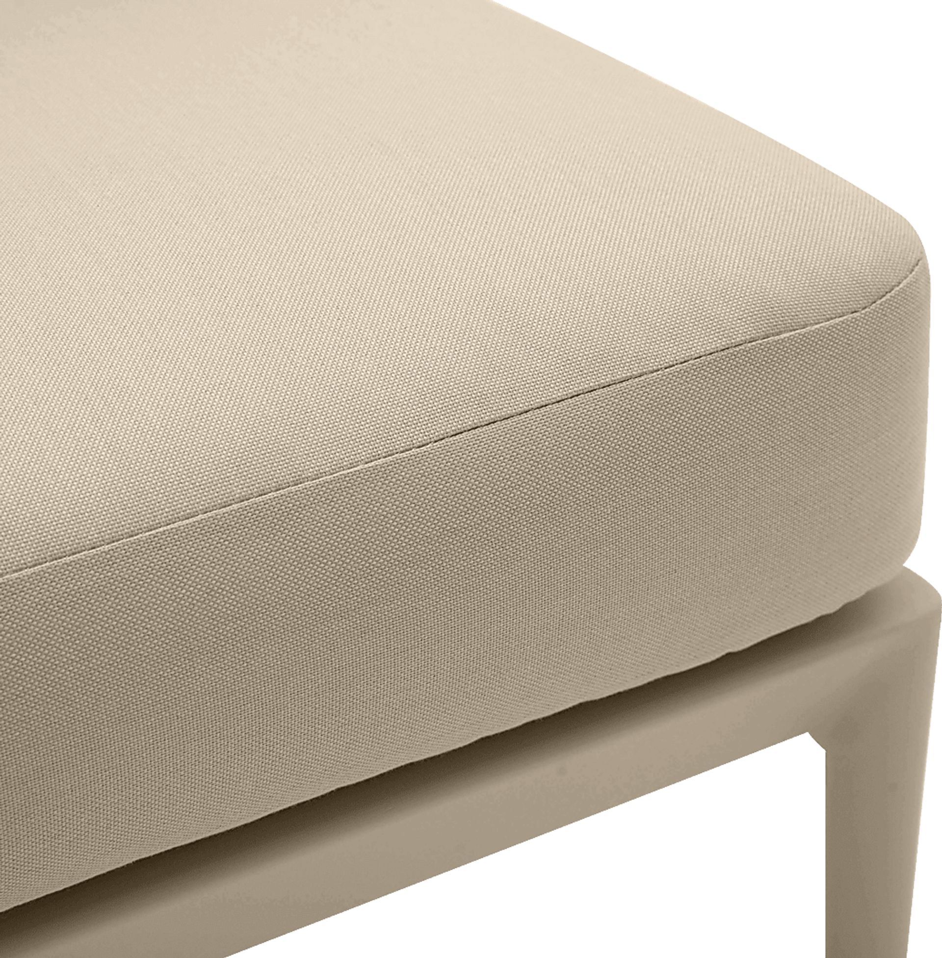 Outdoor Brenkman Taupe Armless Chair - Image 5