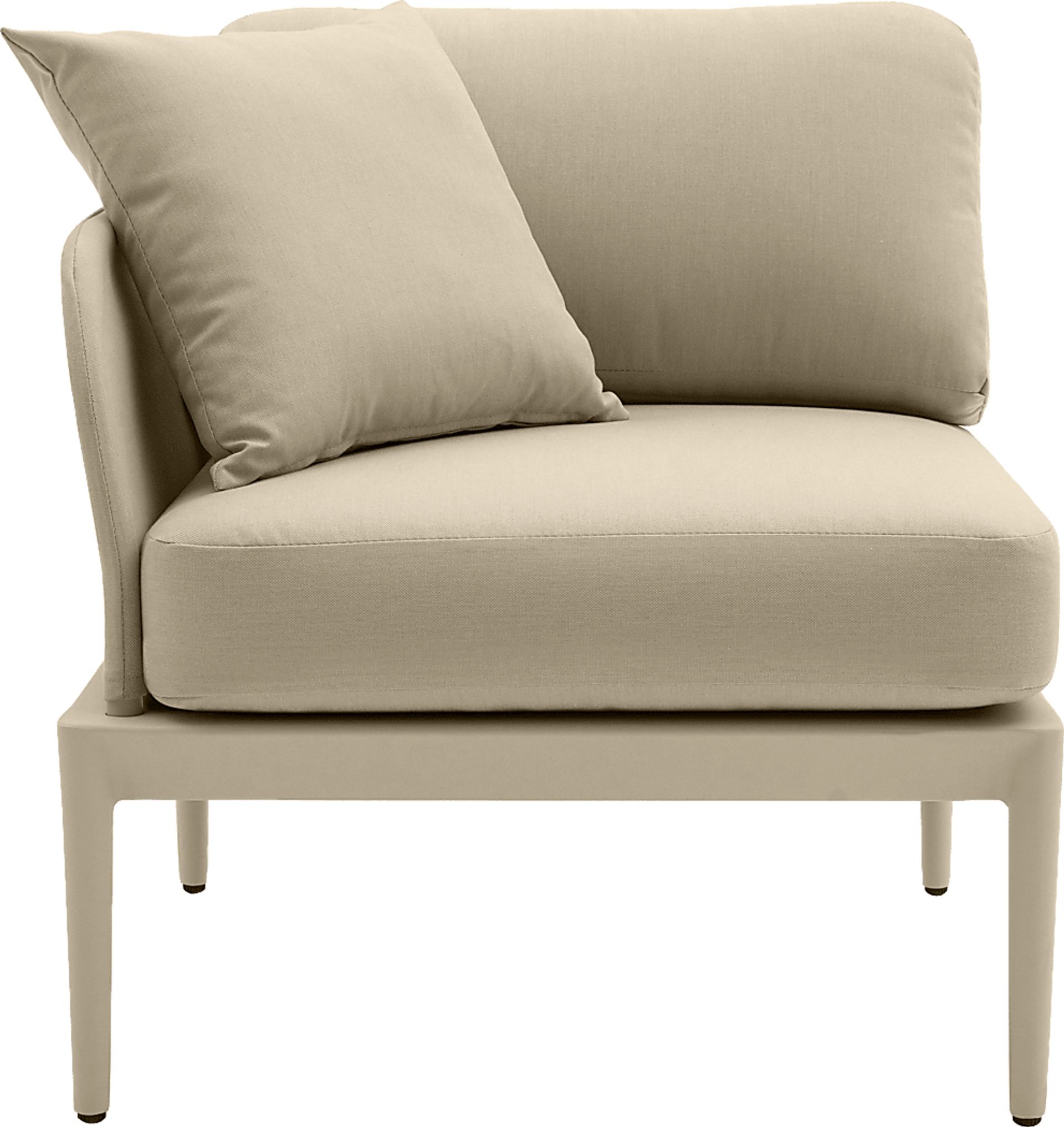 Outdoor Brenkman Taupe Left Corner Chair - Image 2