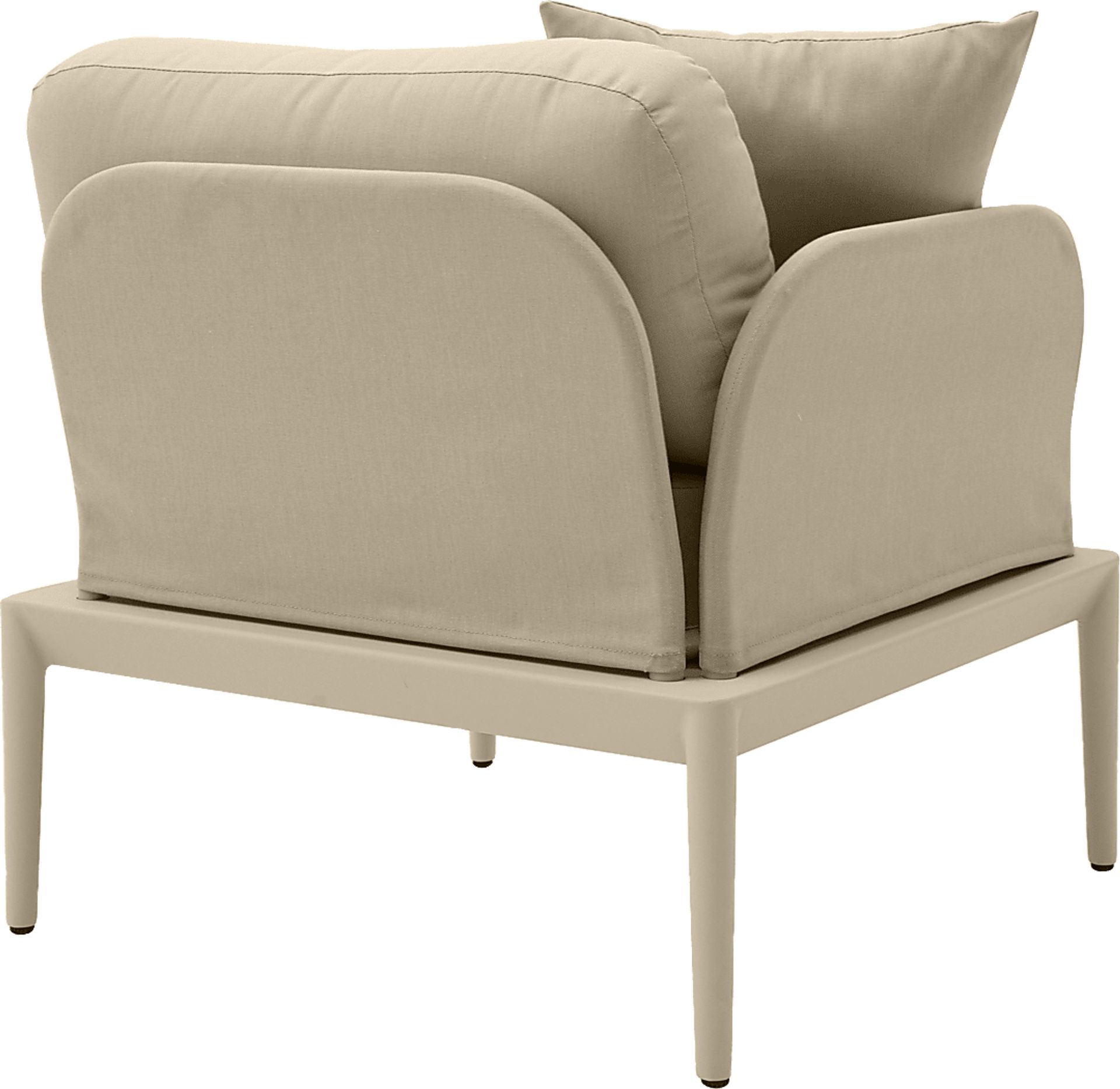 Outdoor Brenkman Taupe Left Corner Chair - Image 4