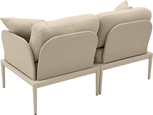 Outdoor Brenkman Taupe Loveseat - Thumbnail - Image 4