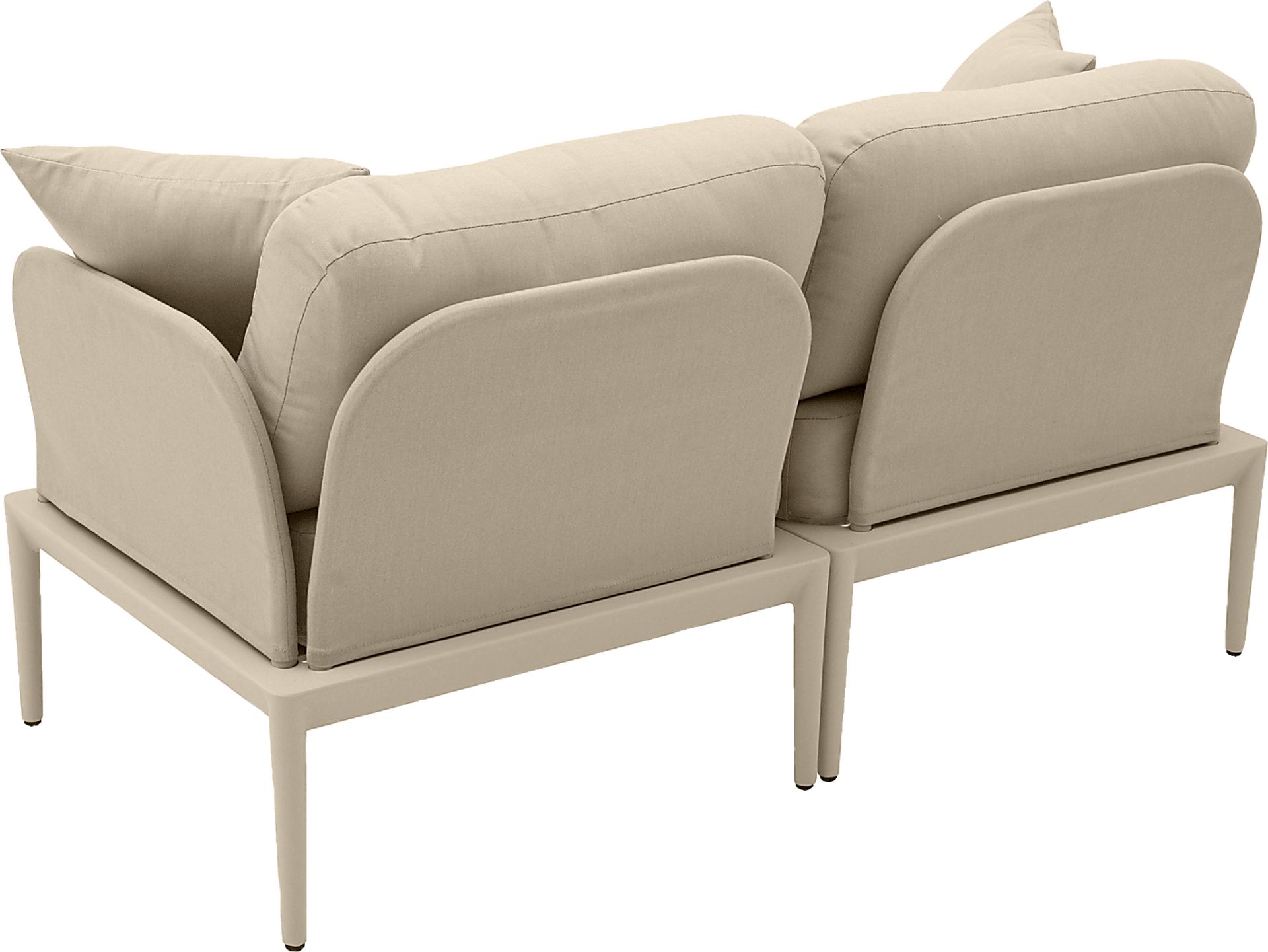 Outdoor Brenkman Taupe Loveseat - Image 4