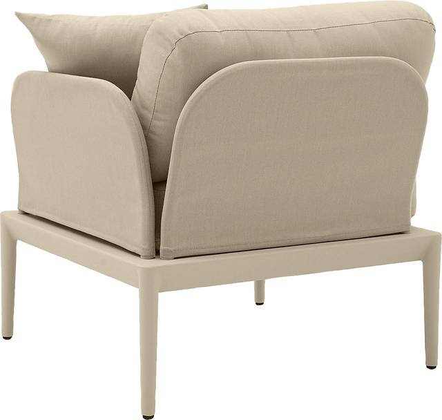 Outdoor Brenkman Taupe Right Corner Chair - Thumbnail - Image 3