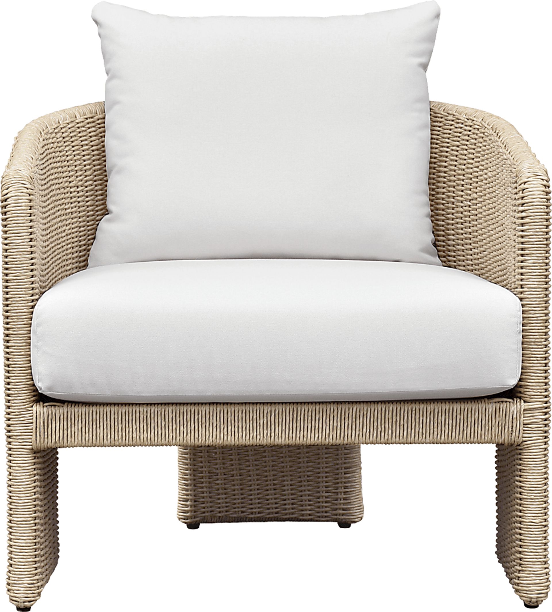 Outdoor Bresnahan Cream Accent Chair - Image 2