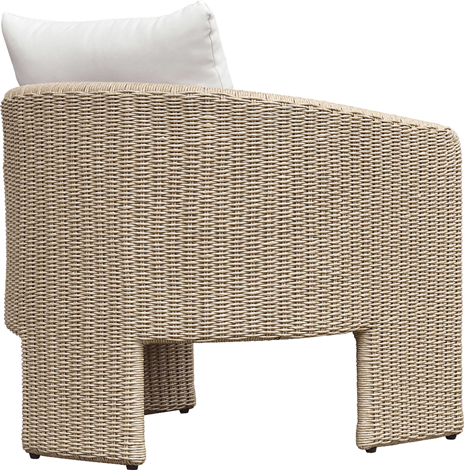 Outdoor Bresnahan Cream Accent Chair - Image 3