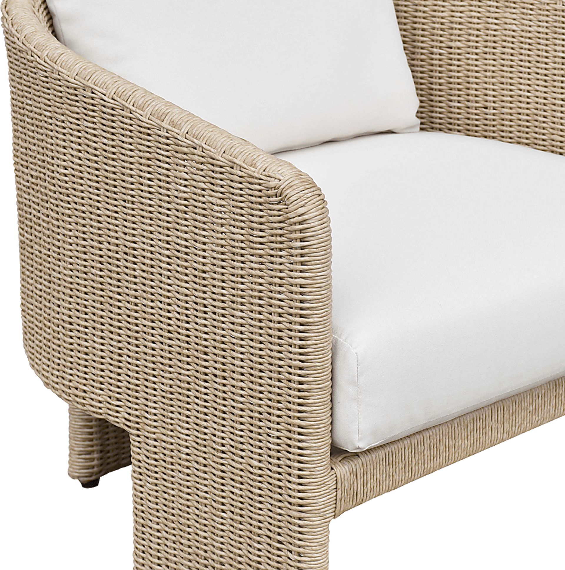 Outdoor Bresnahan Cream Accent Chair - Image 4