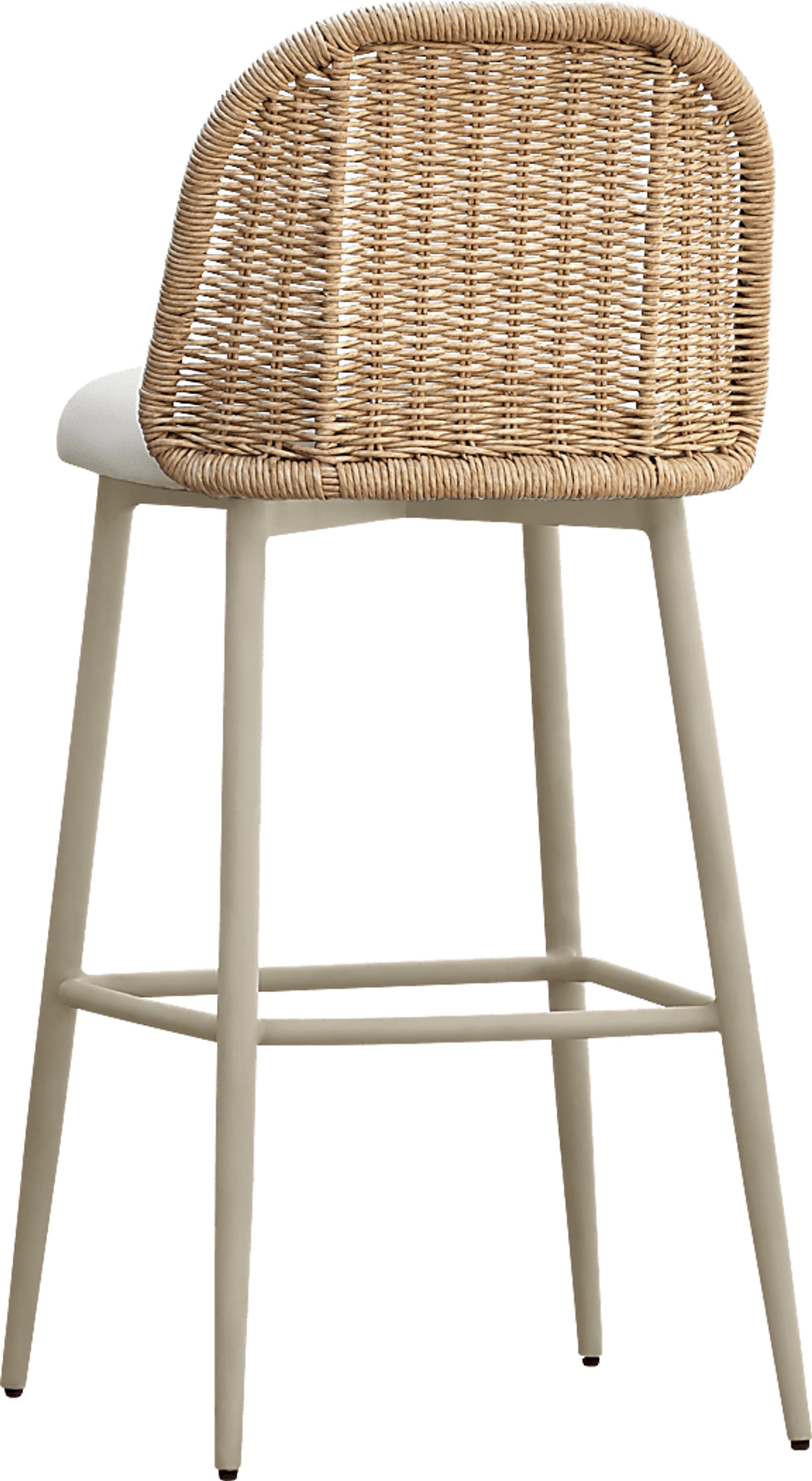 Outdoor Bresnahan Cream Barstool - Image 2