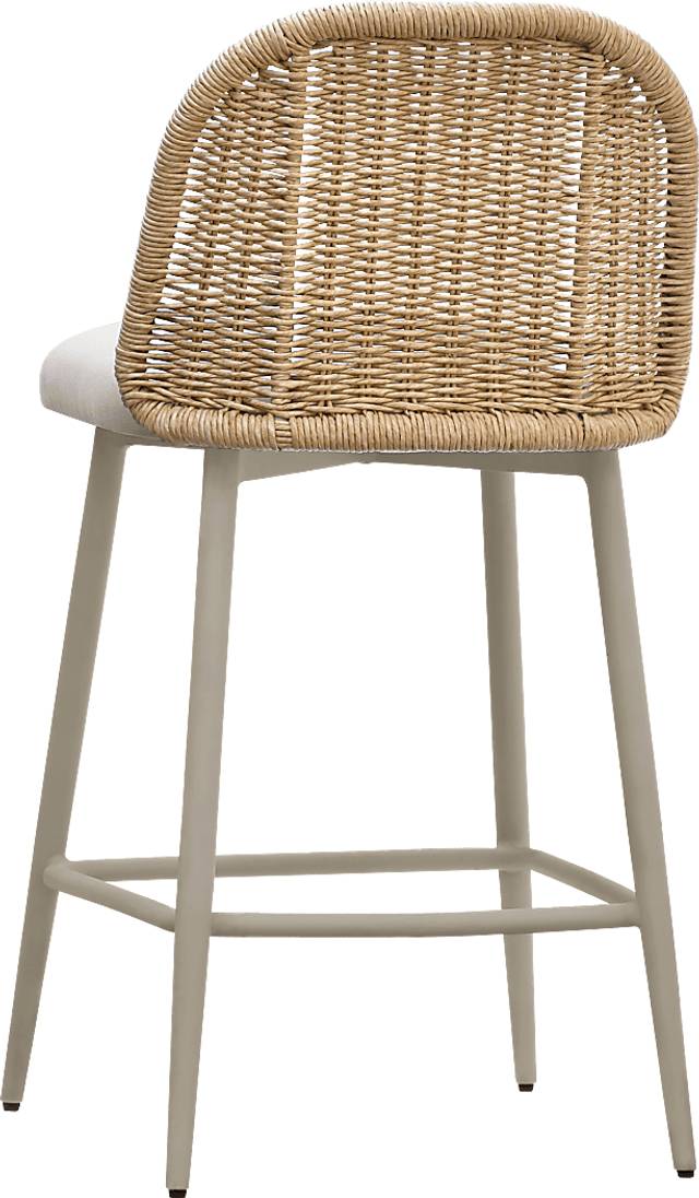 Outdoor Bresnahan Cream Counter Stool - Thumbnail - Image 3