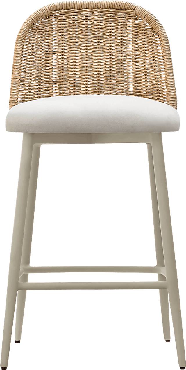 Outdoor Bresnahan Cream Counter Stool - Thumbnail - Image 4