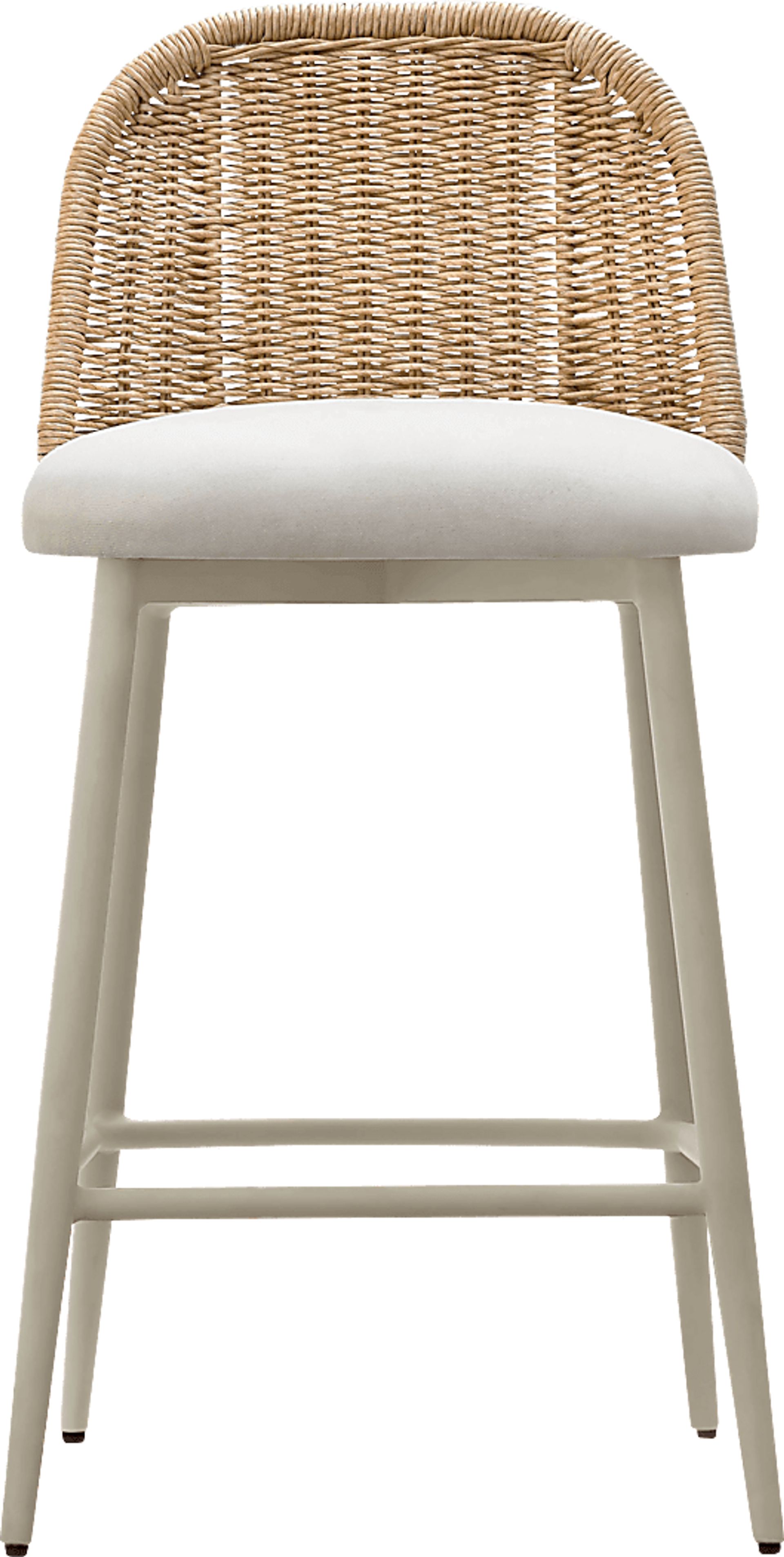 Outdoor Bresnahan Cream Counter Stool - Image 4
