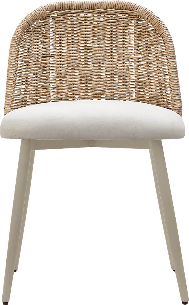Outdoor Bresnahan Cream Side Chair
