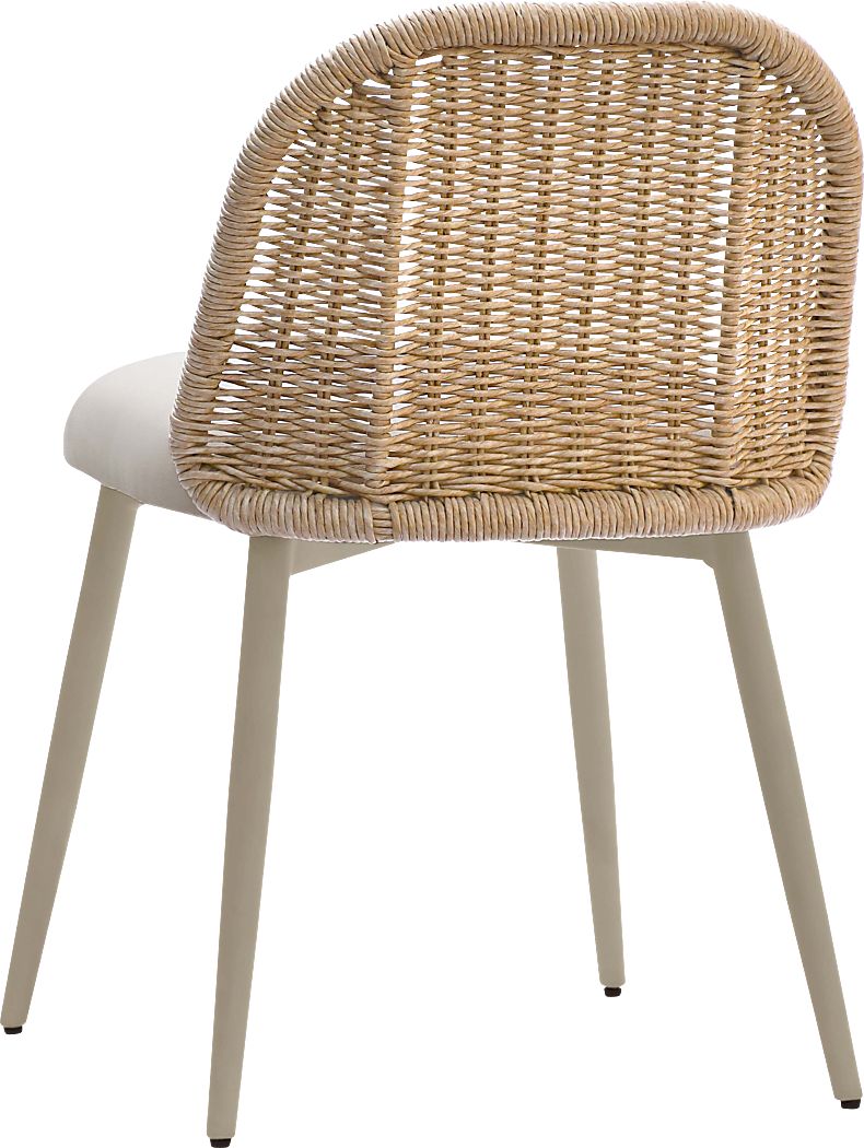 Outdoor Bresnahan Cream Side Chair - Thumbnail 3