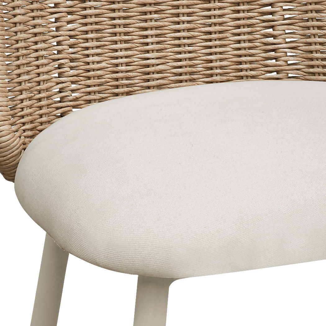 Outdoor Bresnahan Cream Side Chair - Thumbnail 5