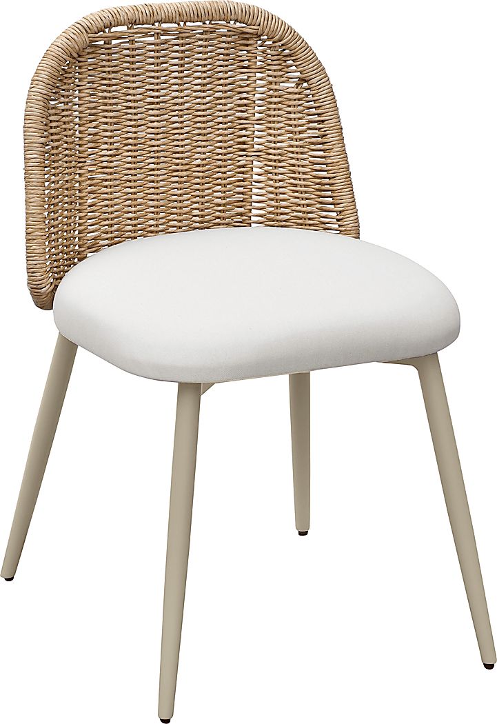 Outdoor Bresnahan Cream Side Chair
