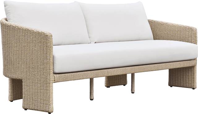 Outdoor Bresnahan Cream Sofa - Thumbnail - Image 3