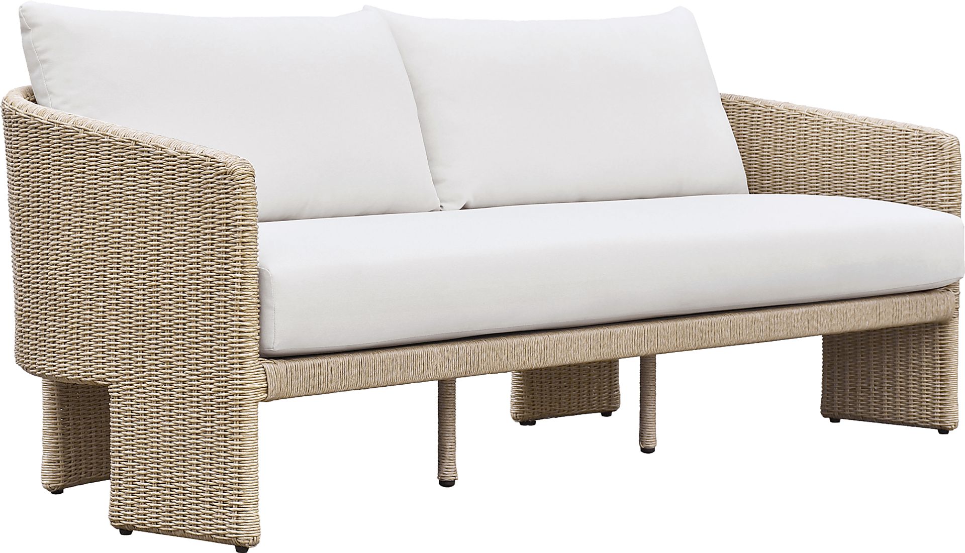 Outdoor Bresnahan Cream Sofa - Image 3