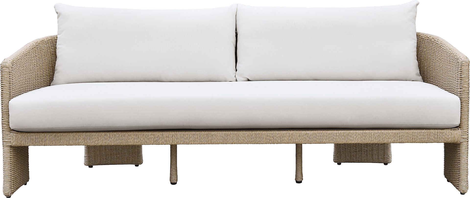 Outdoor Bresnahan Cream Sofa - Image 1