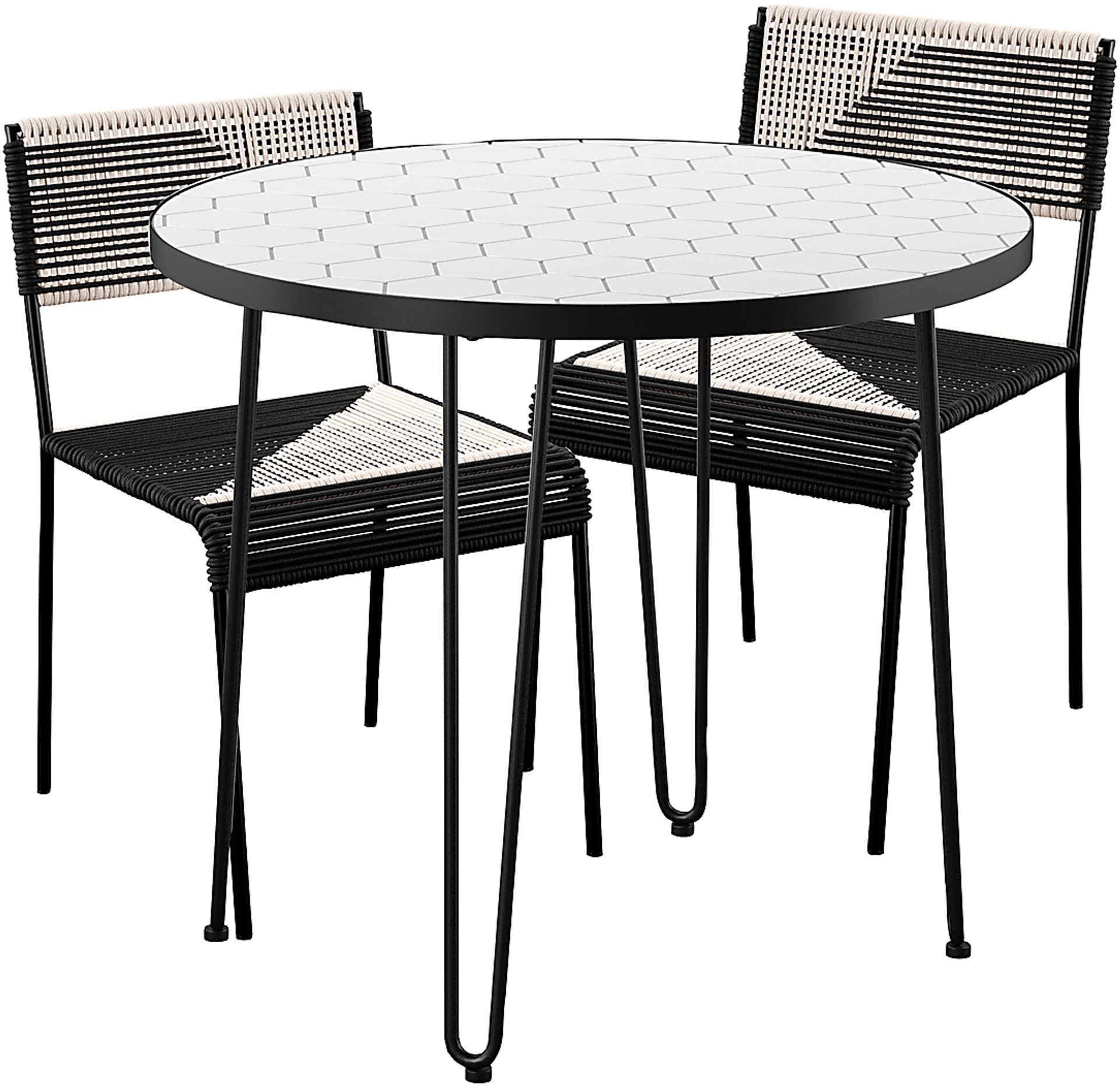 Outdoor Briarbend Black Chair Set of 2 - Image 6