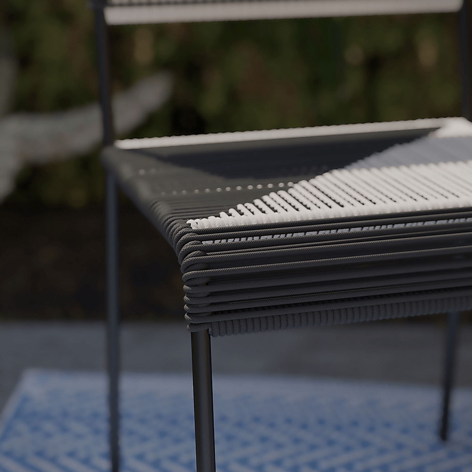 Outdoor Briarbend Black Chair Set of 2 - Image 8