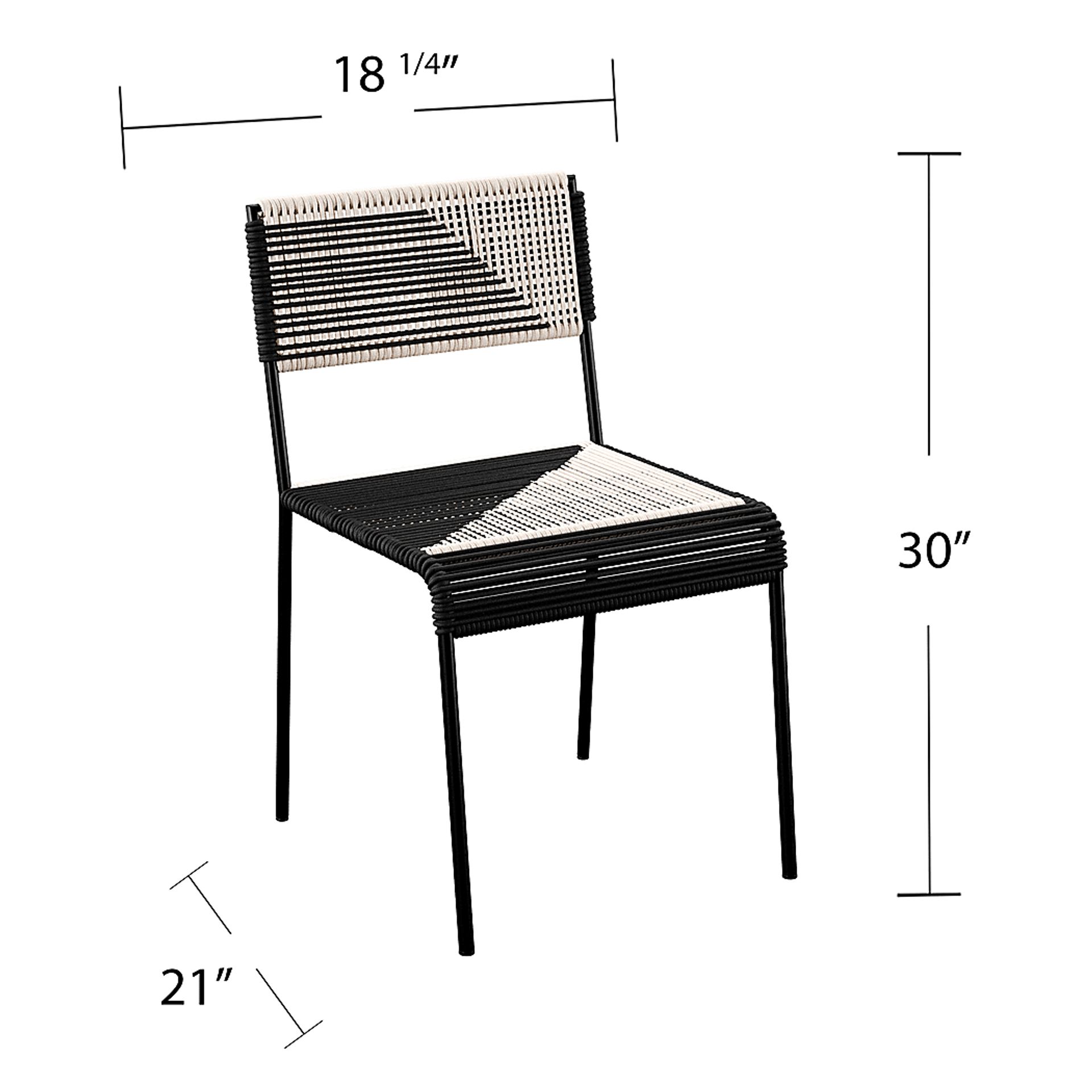 Outdoor Briarbend Black Chair Set of 2 - Image 10