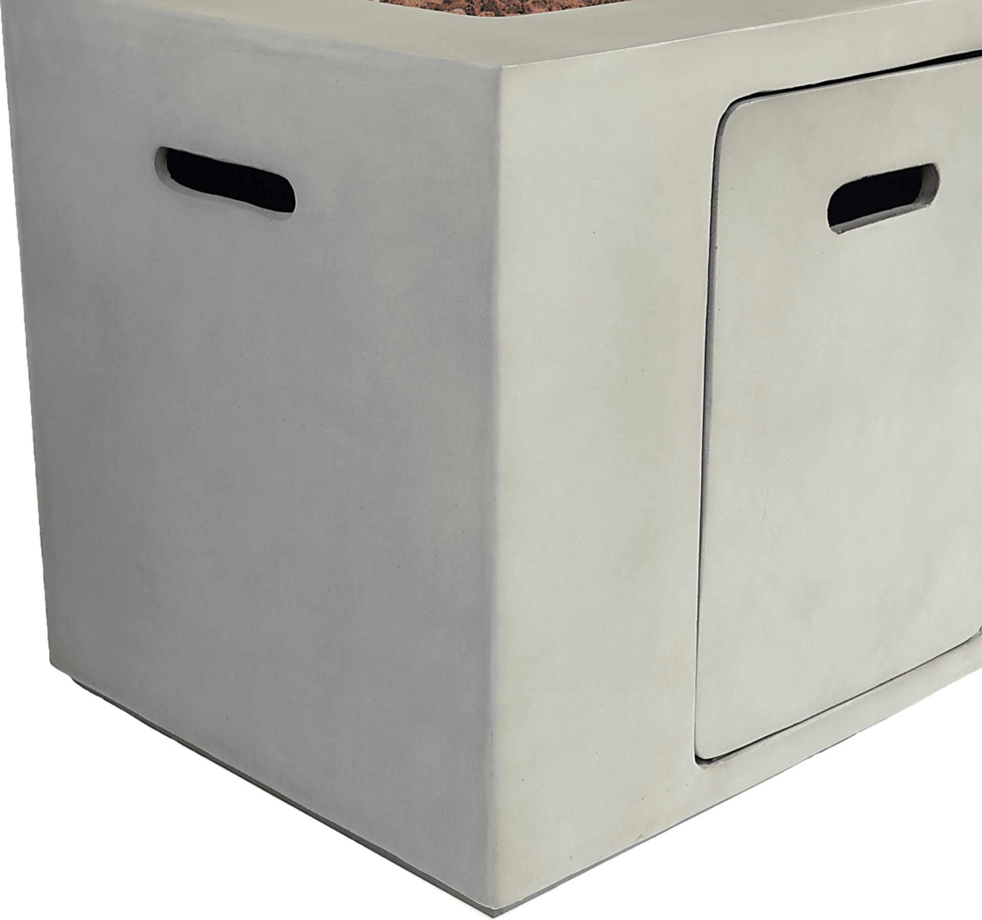 Outdoor Brushwood Gray Gas Fire Pit - Image 8