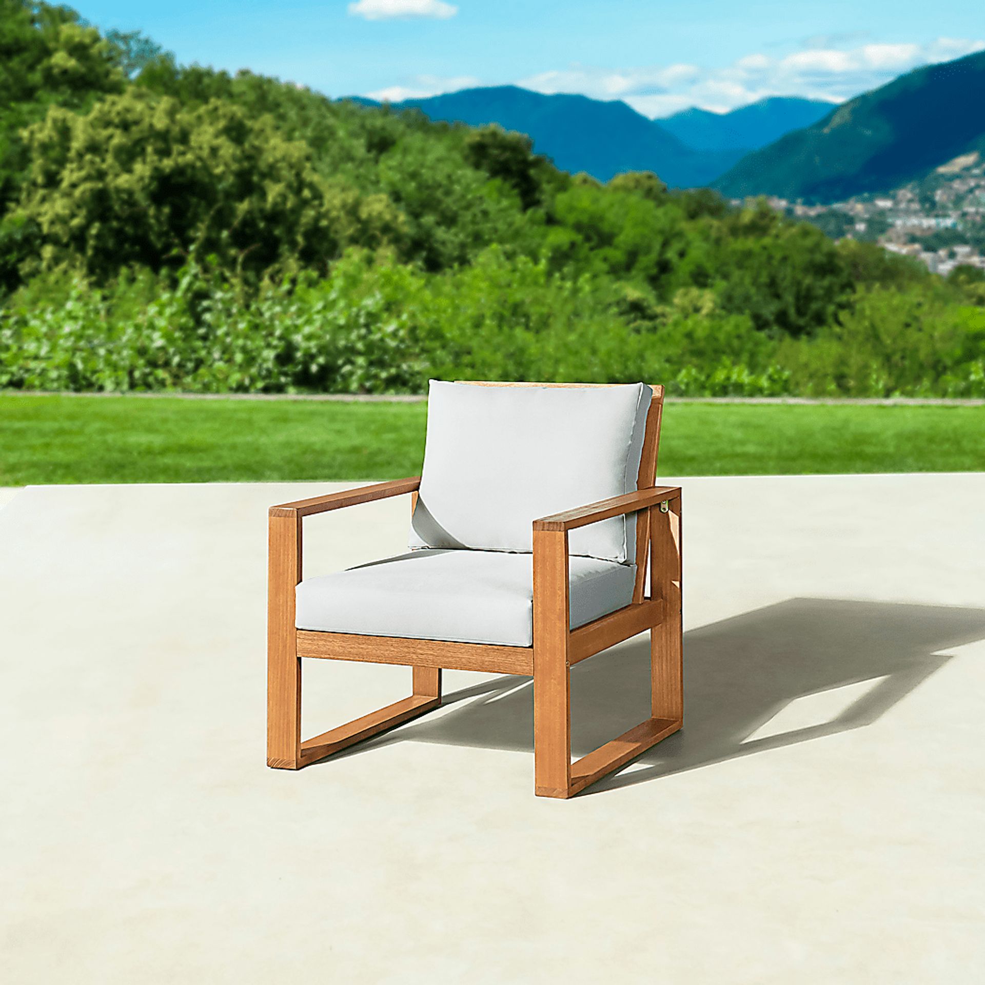 Outdoor Buckboard II Brown Chair - Image 2