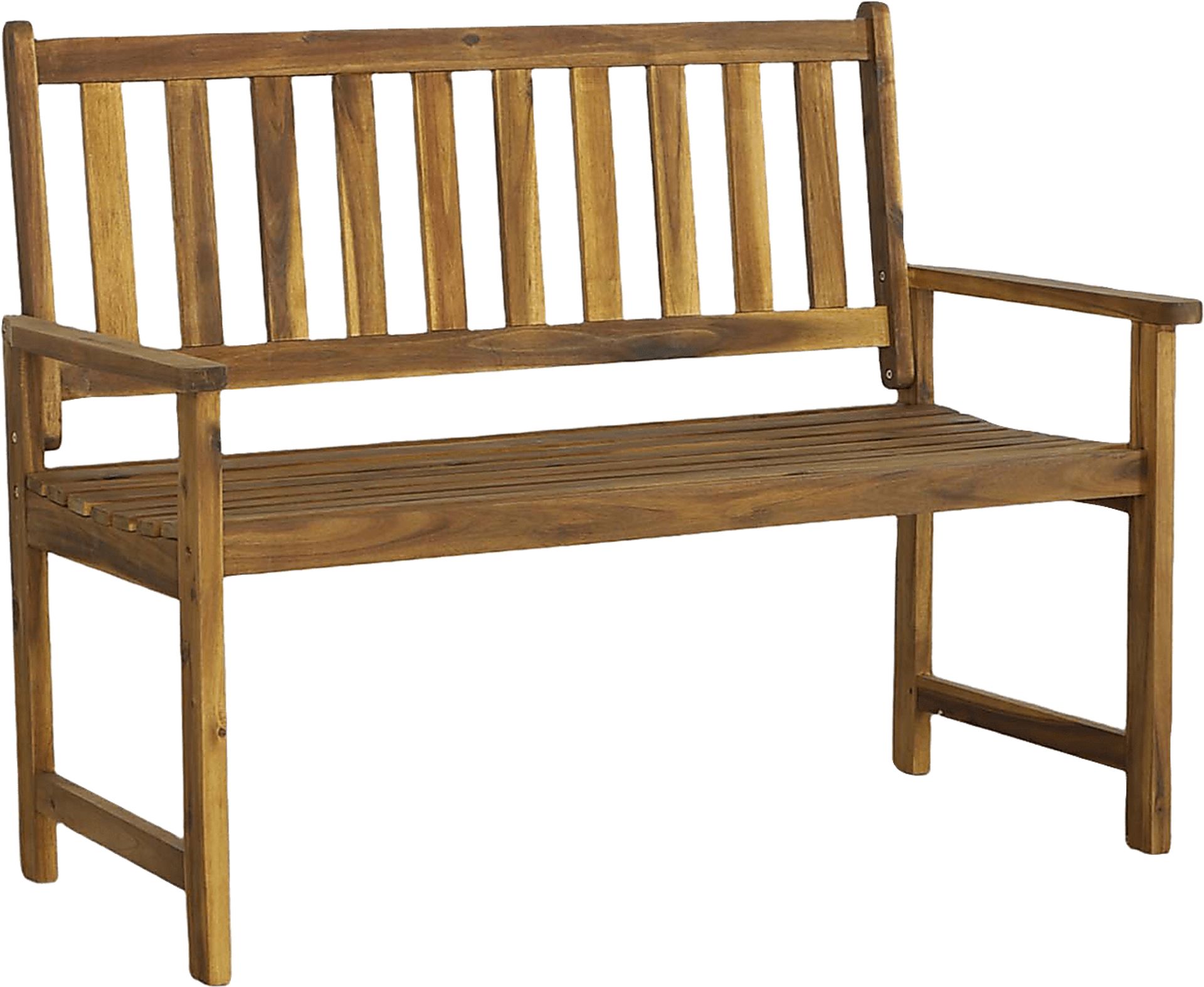 Outdoor Burgee Brown Dining Bench - Image 1
