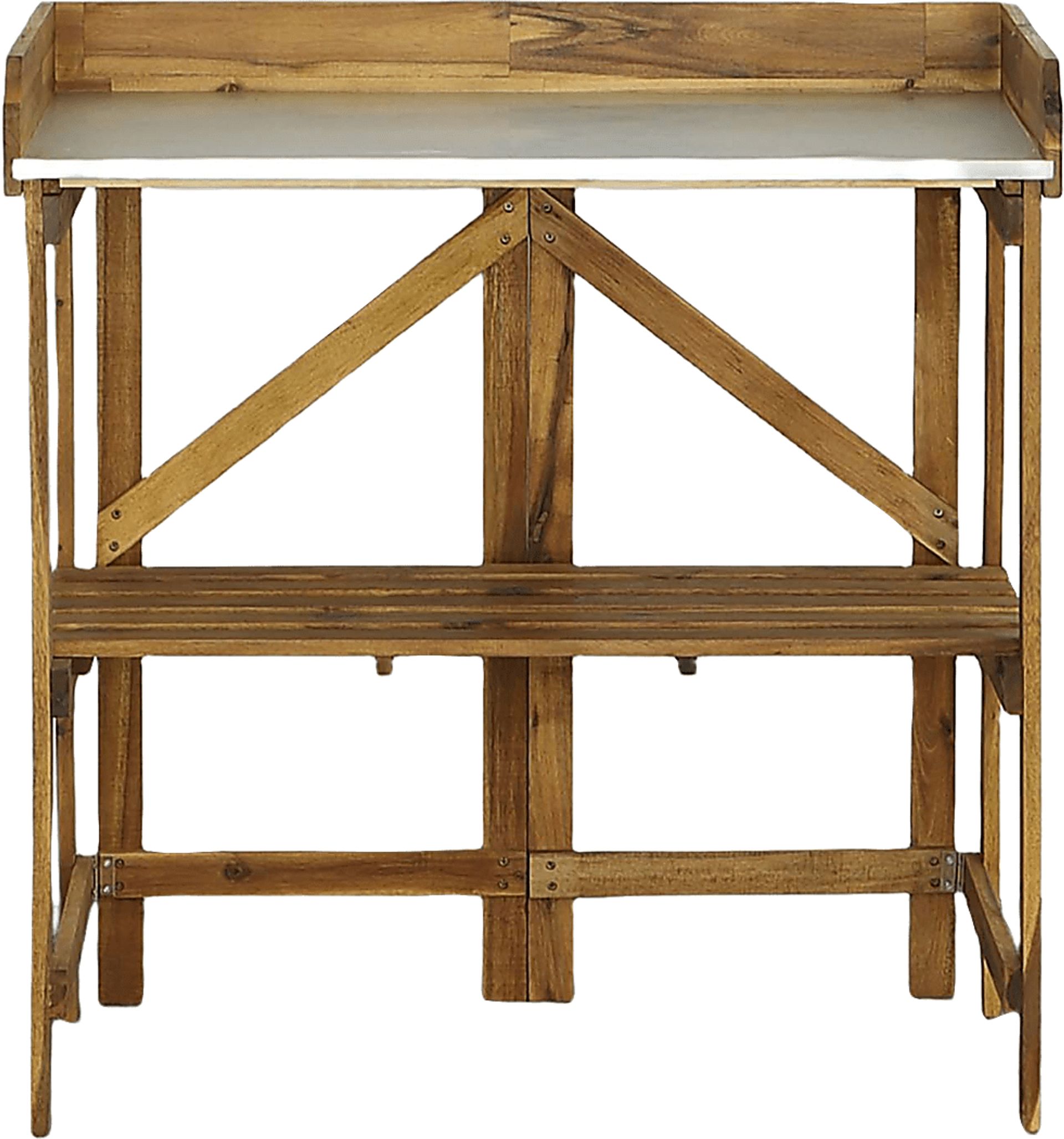 Outdoor Burgee Brown Gardening Table - Image 2