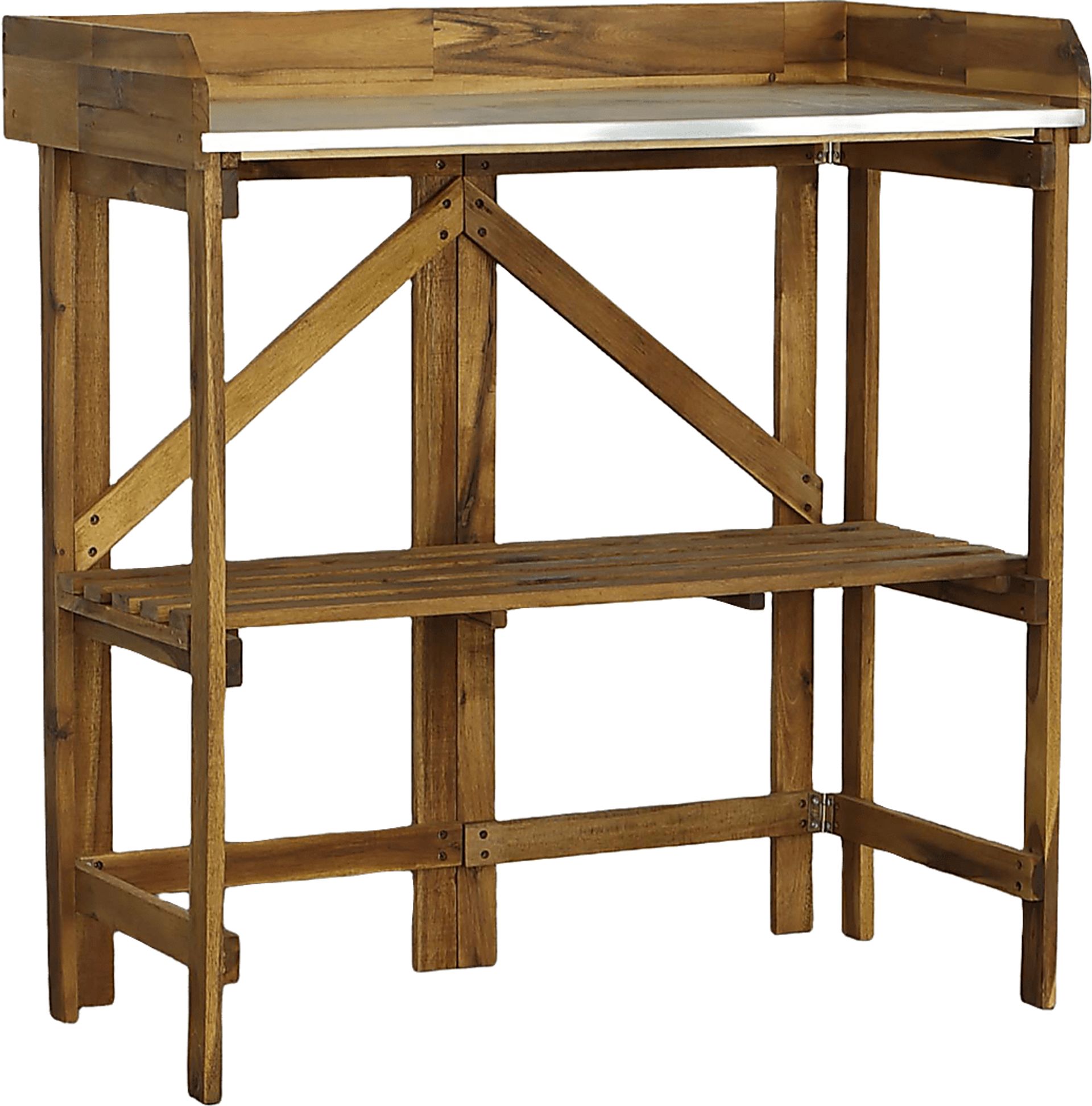 Outdoor Burgee Brown Gardening Table - Image 1