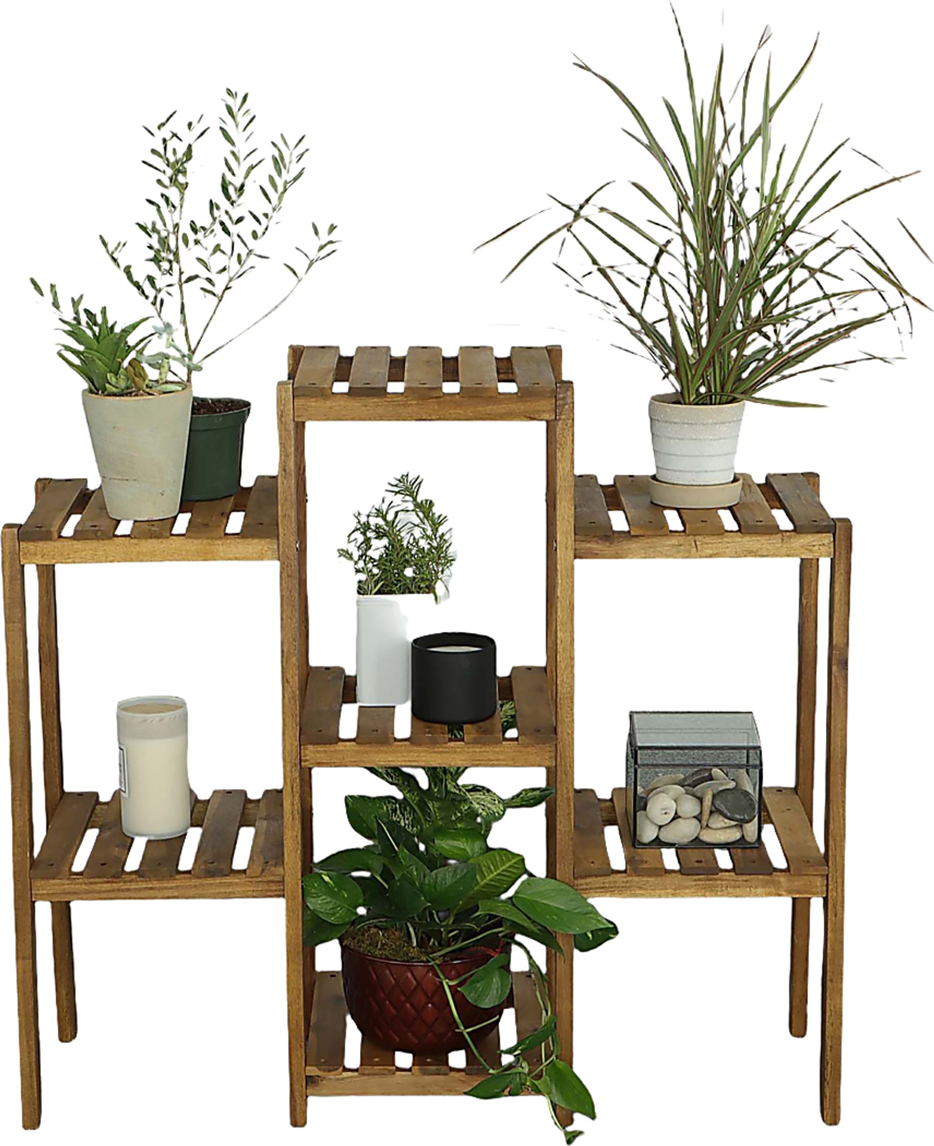 Outdoor Burgee Brown Multi-Tiered Planter - Image 4