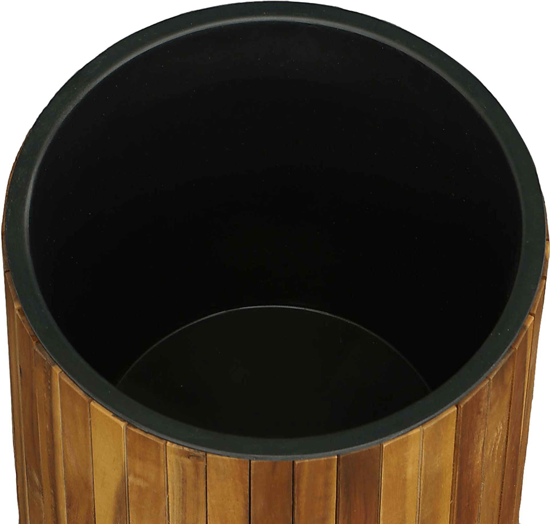 Outdoor Burgee Brown Round Planter - Image 3
