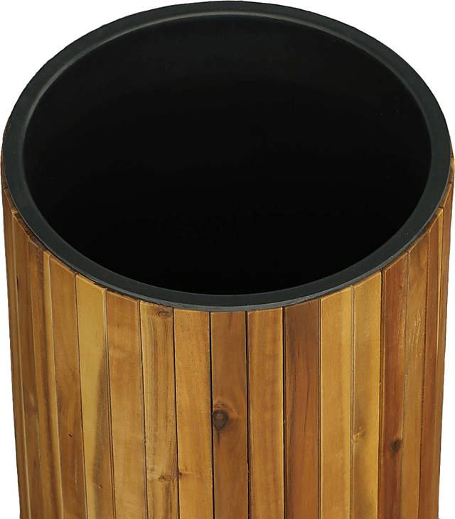 Outdoor Burgee Brown Round Planter - Thumbnail - Image 4