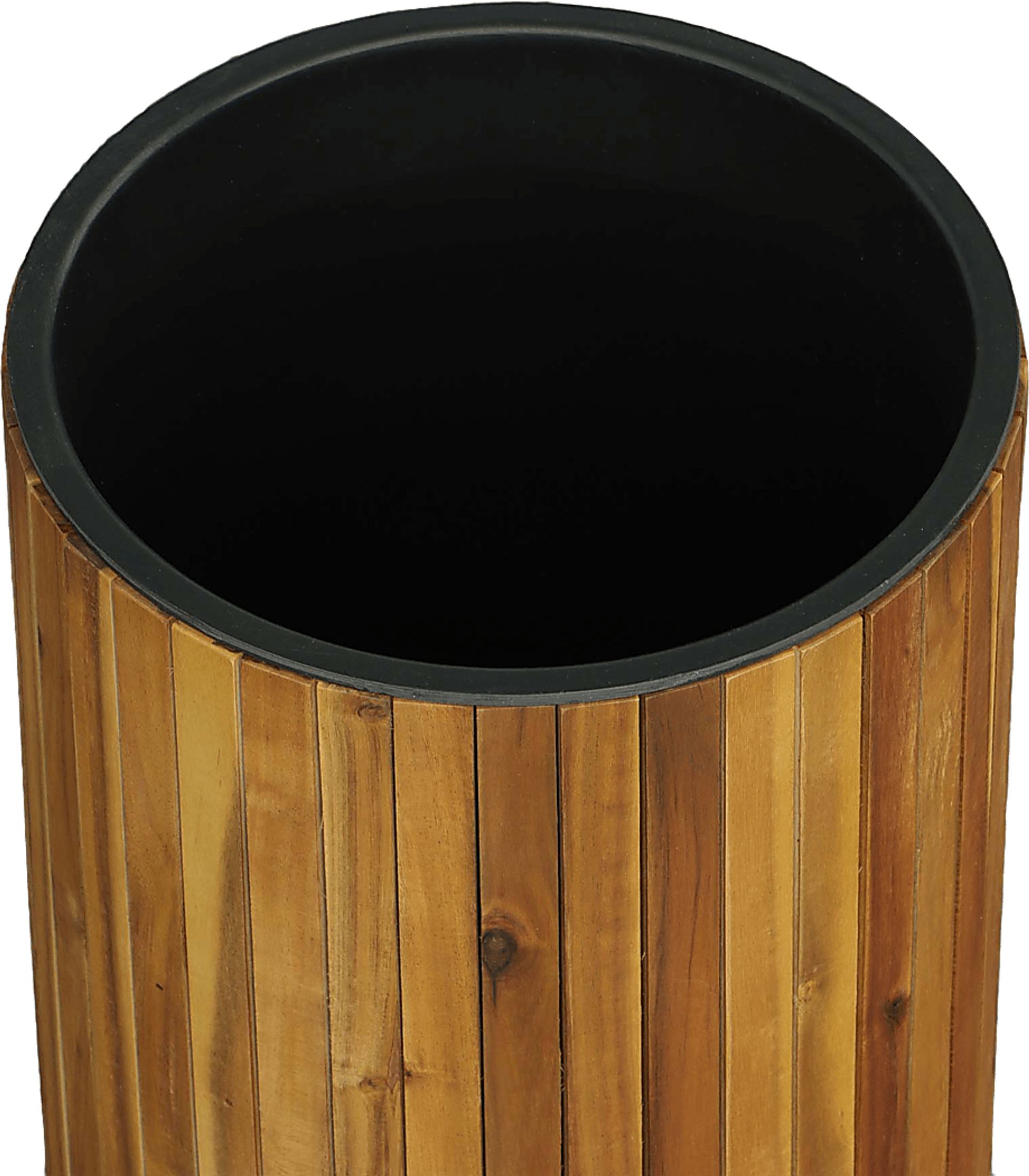 Outdoor Burgee Brown Round Planter - Image 4
