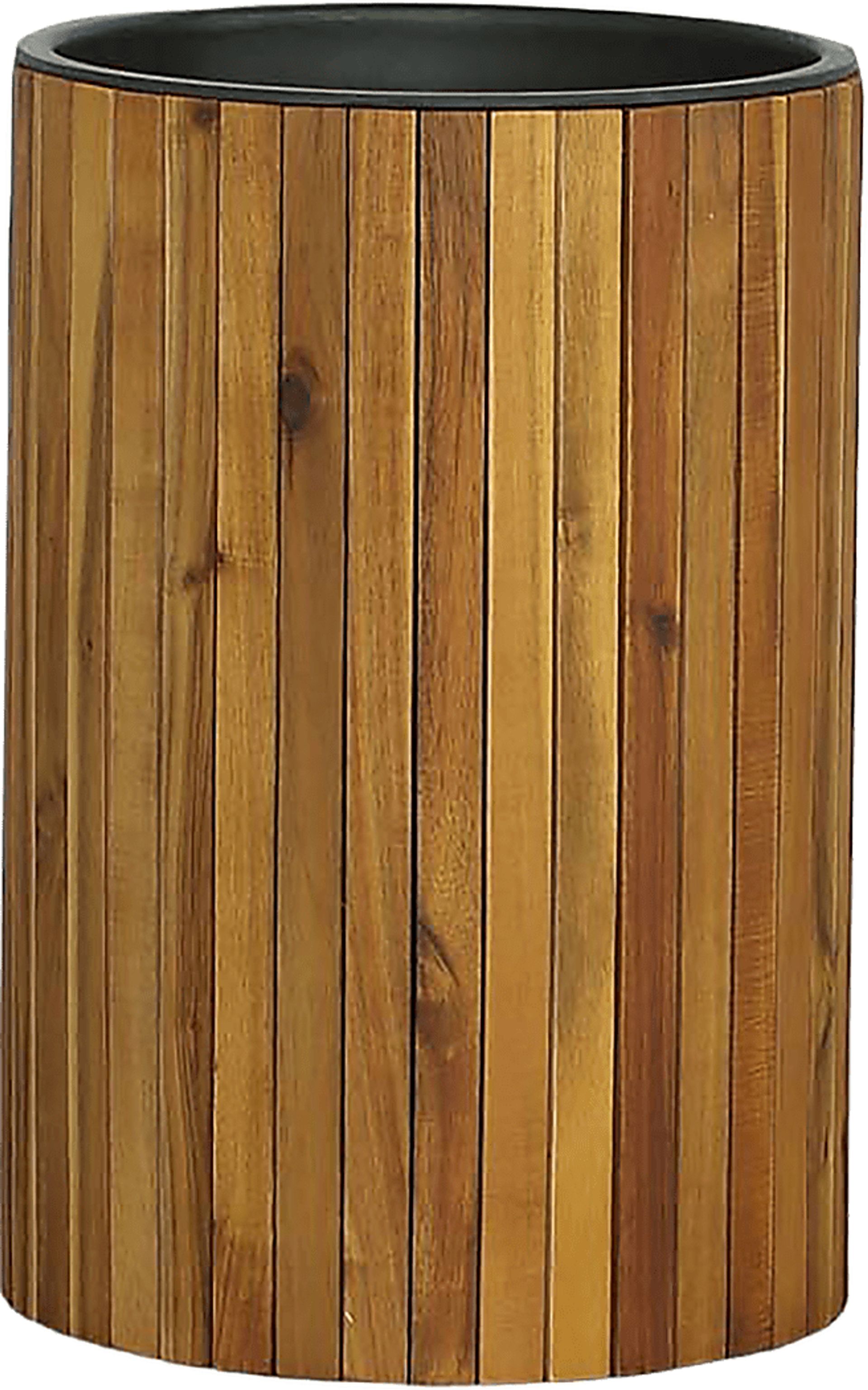 Outdoor Burgee Brown Round Planter - Image 1