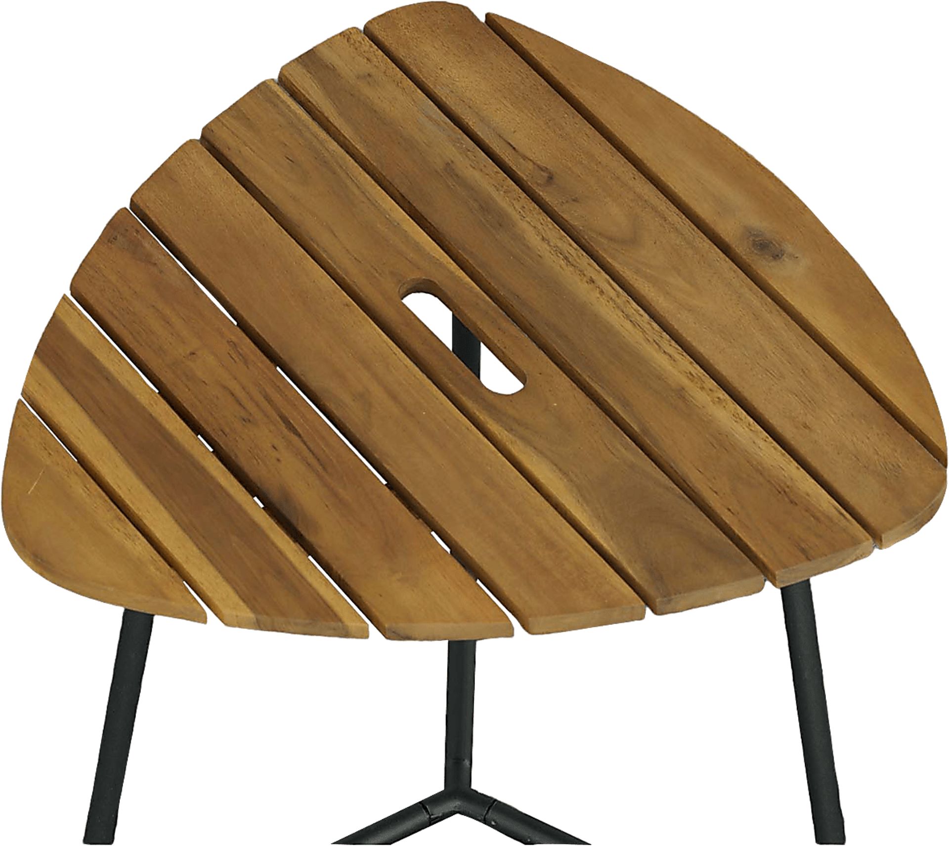 Outdoor Burgee Brown Small End Table - Image 2