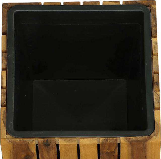Outdoor Burgee Brown Square Planter - Thumbnail - Image 3