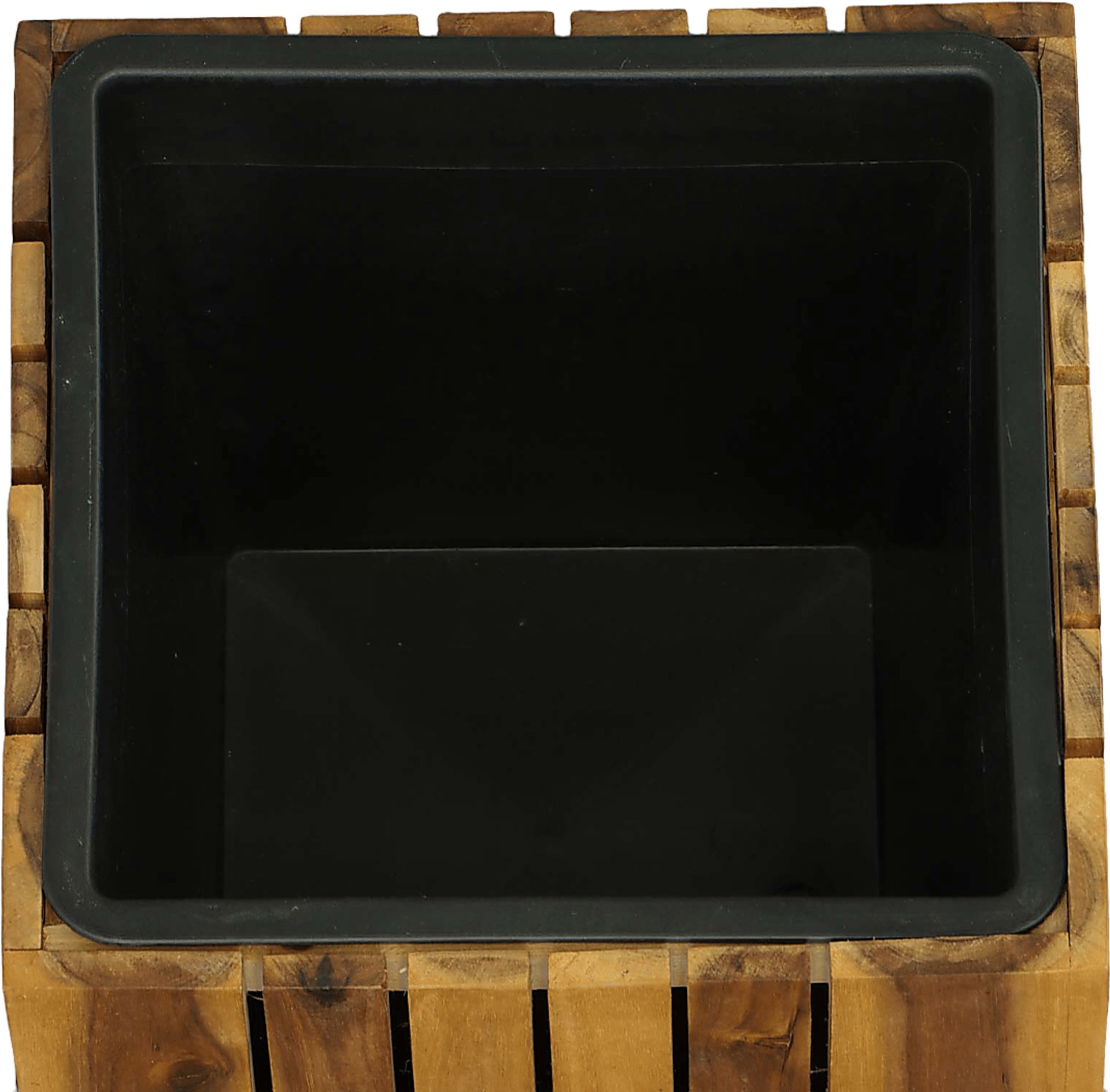 Outdoor Burgee Brown Square Planter - Image 3