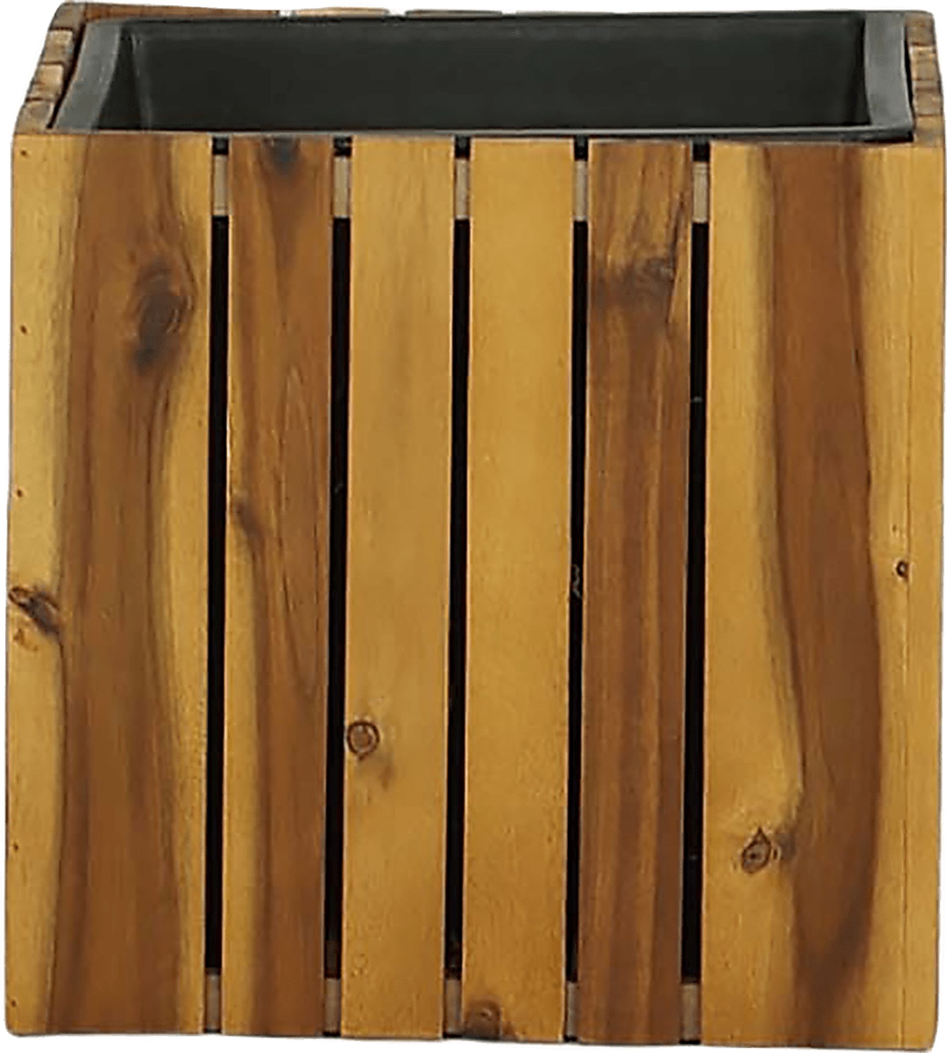 Outdoor Burgee Brown Square Planter - Image 5