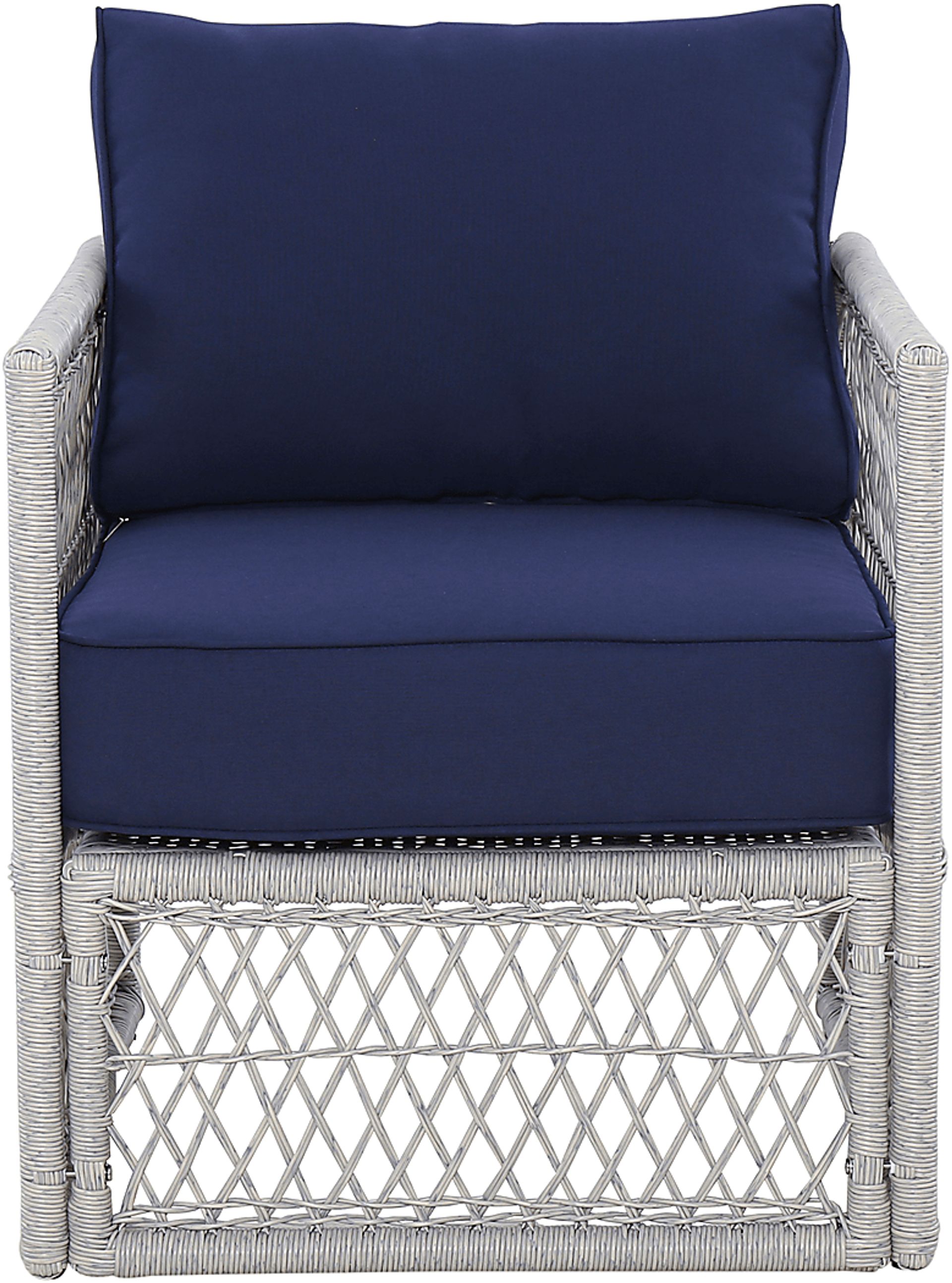 Outdoor Burkholder Blue Accent Chair, Set of 2 - Image 2