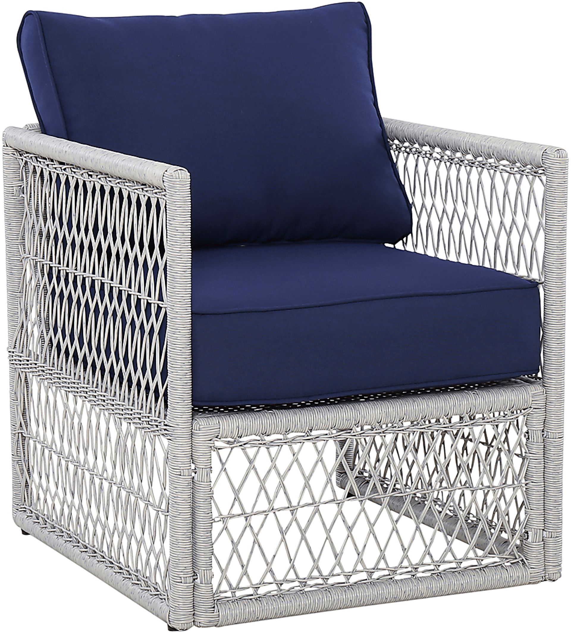 Outdoor Burkholder Blue Accent Chair, Set of 2 - Image 3
