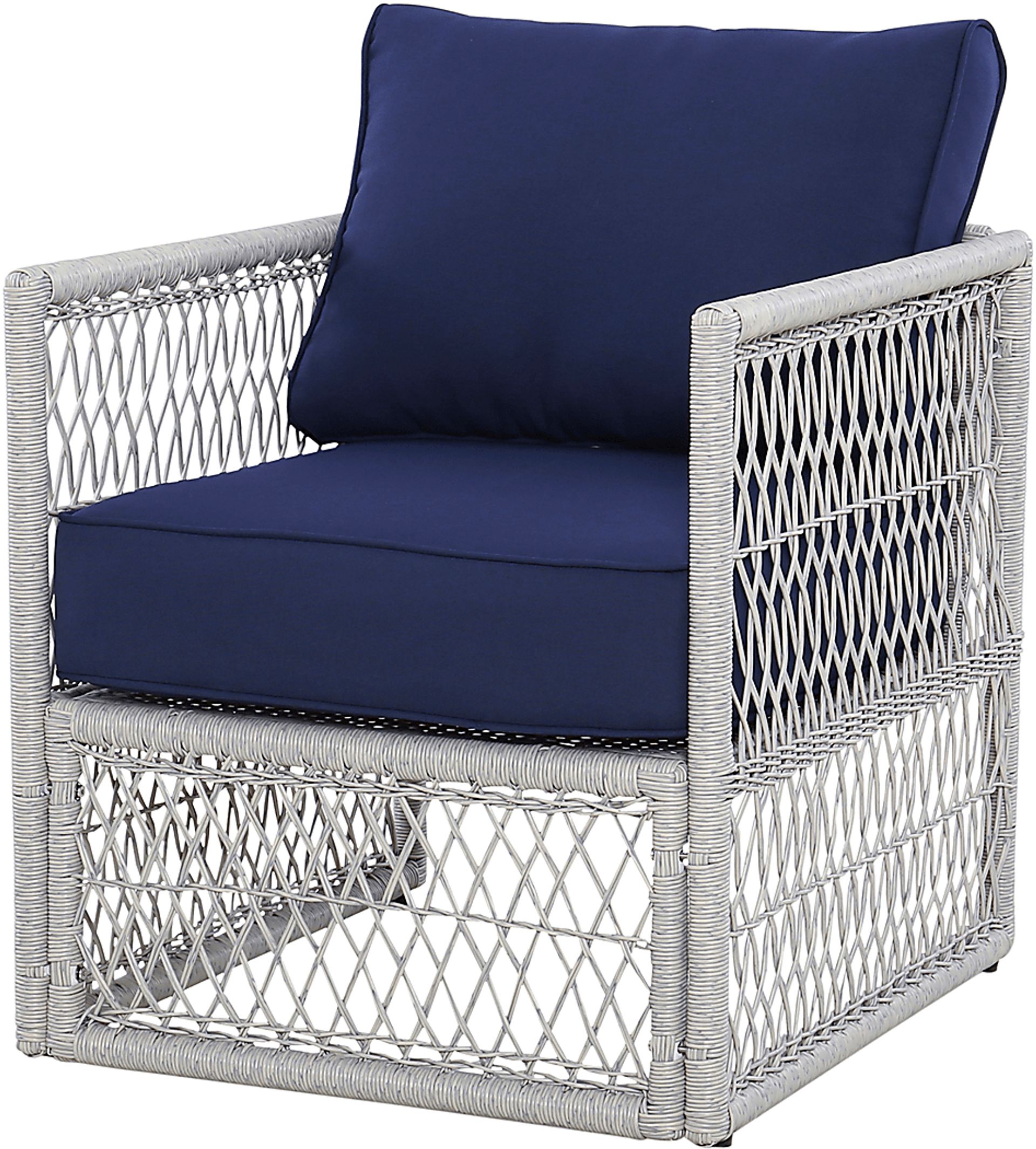 Outdoor Burkholder Blue Accent Chair, Set of 2 - Image 4