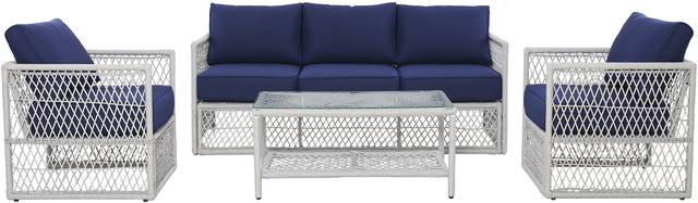 Outdoor Burkholder Blue Accent Chair, Set of 2 - Thumbnail - Image 6
